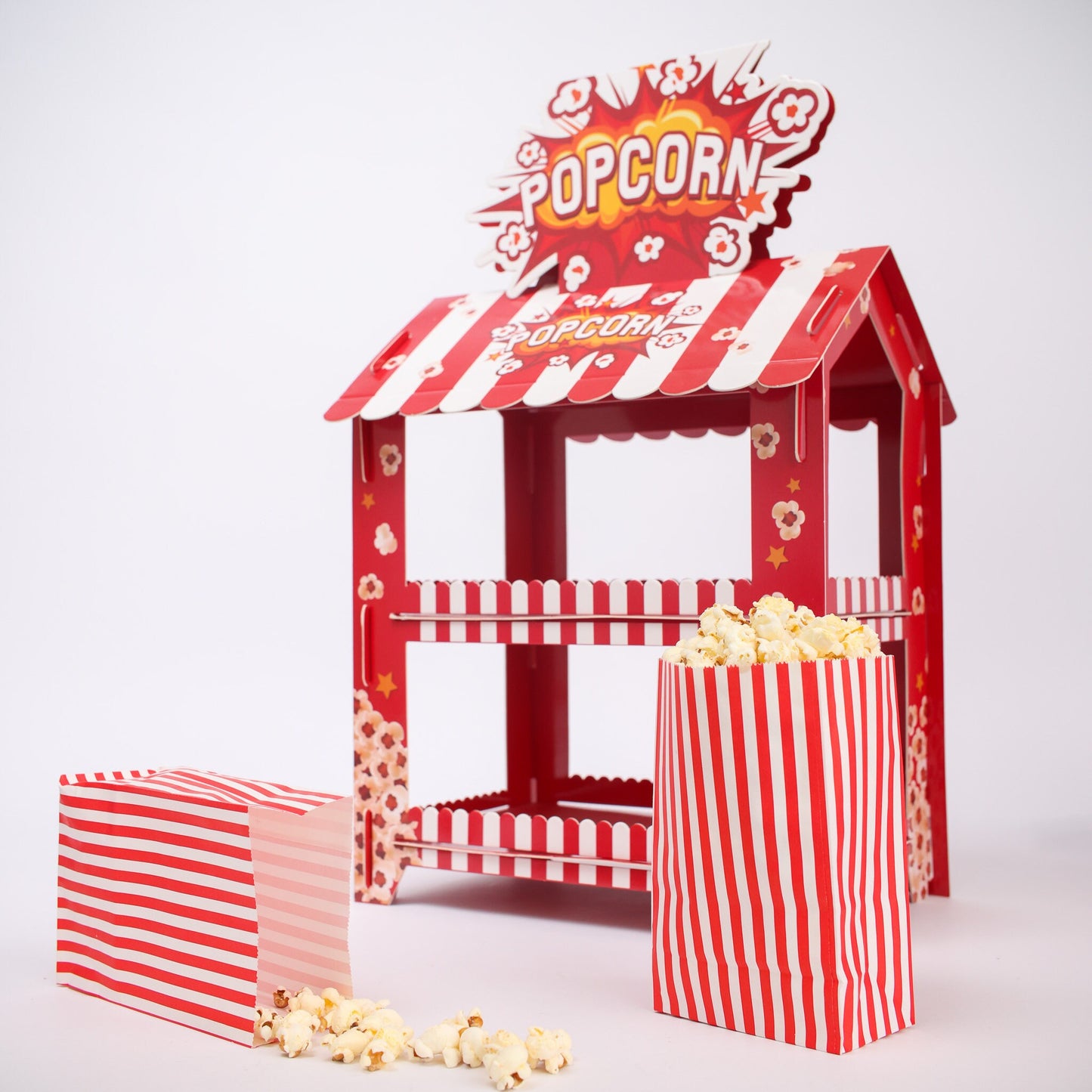 Sweet Shop Display Stand: Birthday Party Treat Carts (Set of 3)