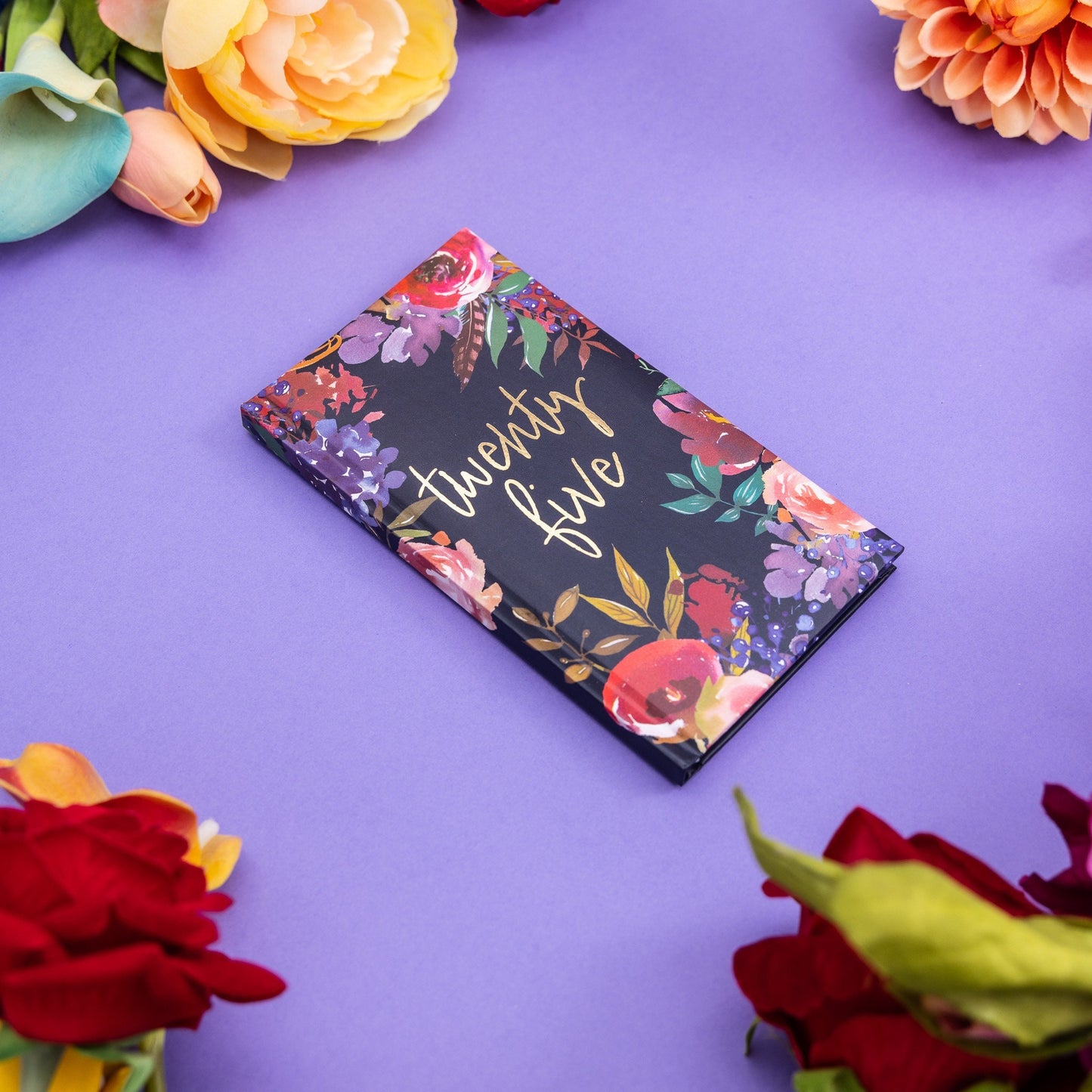 2025 Slim Diary: Week to View, Floral Design