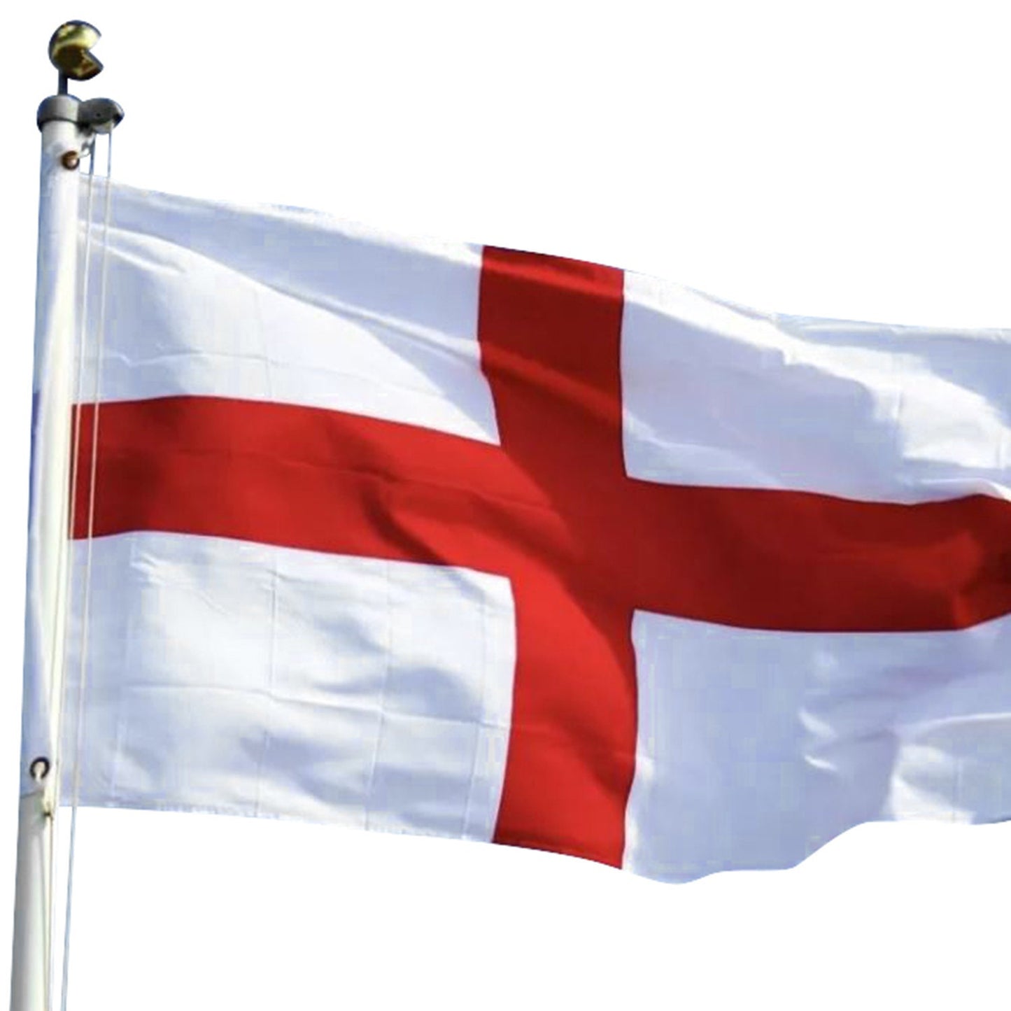 England Flag: St George Cross, 5ft x 3ft Polyester with Eyelets
