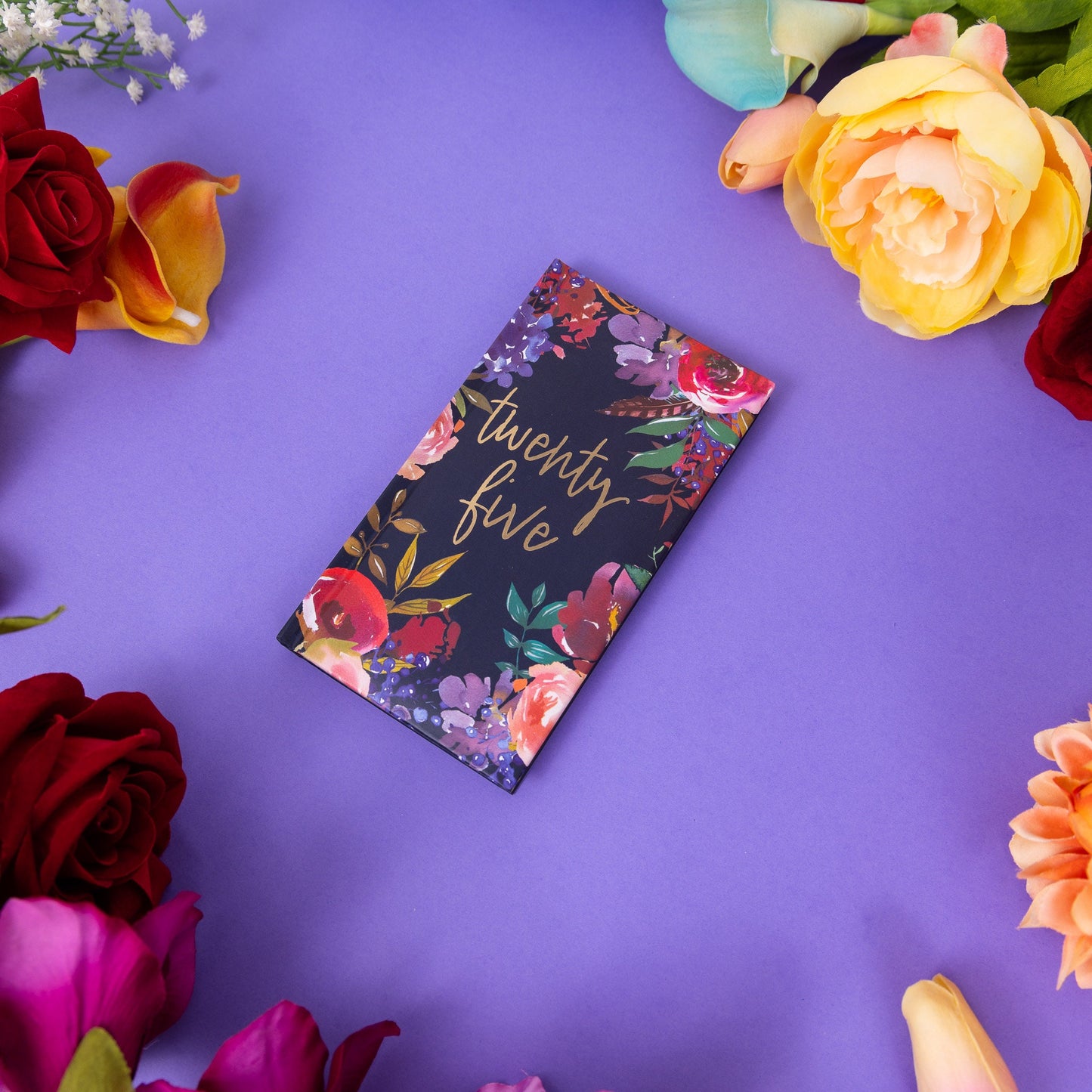 2025 Slim Diary: Week to View, Floral Design