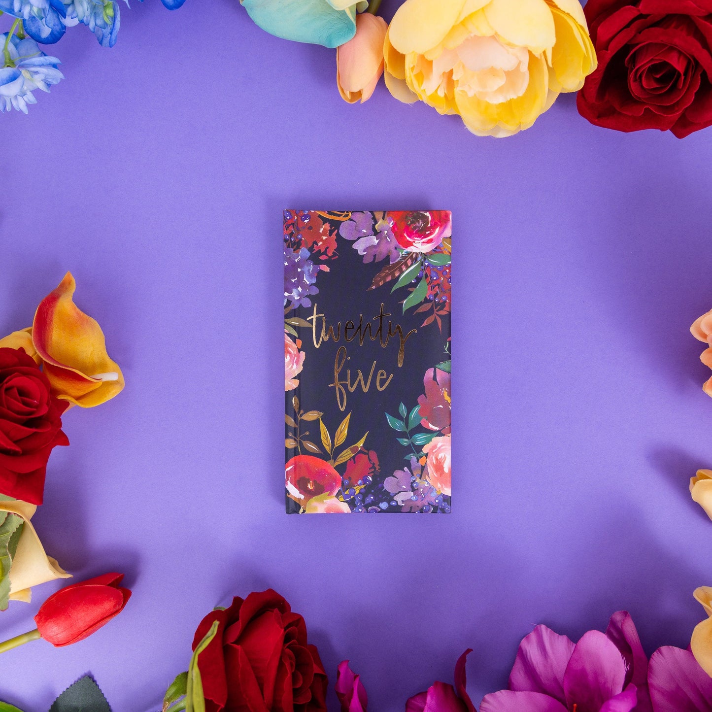 2025 Slim Diary: Week to View, Floral Design
