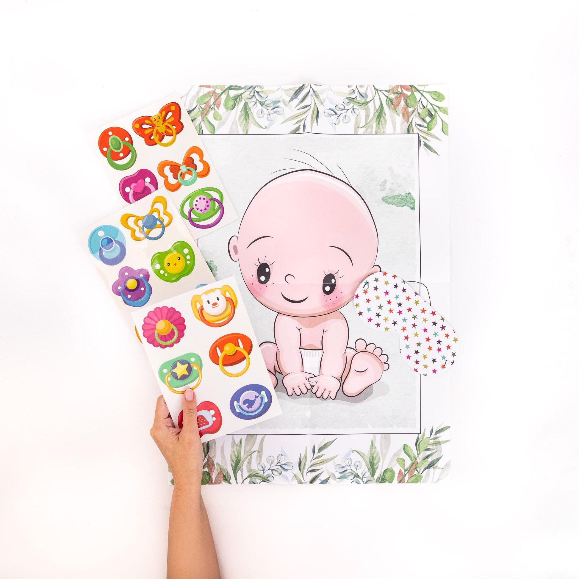 Pin The Dummy OnThe Baby Girl Boy baby shower Party  Game Select Number of Players Etsy