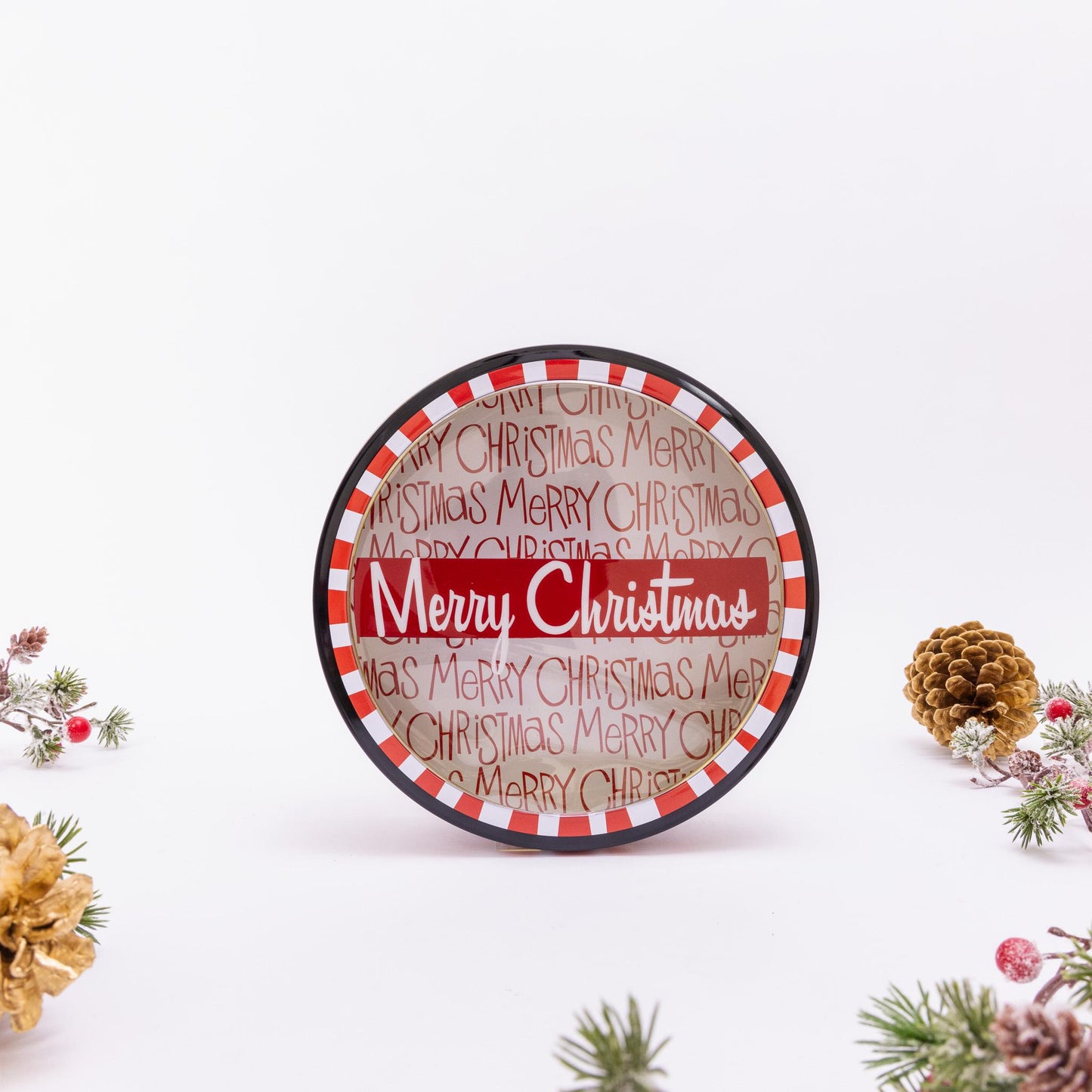 3 Christmas Tins Jars Storage Tin Container Canisters Treats Cookie Biscuit Etsy