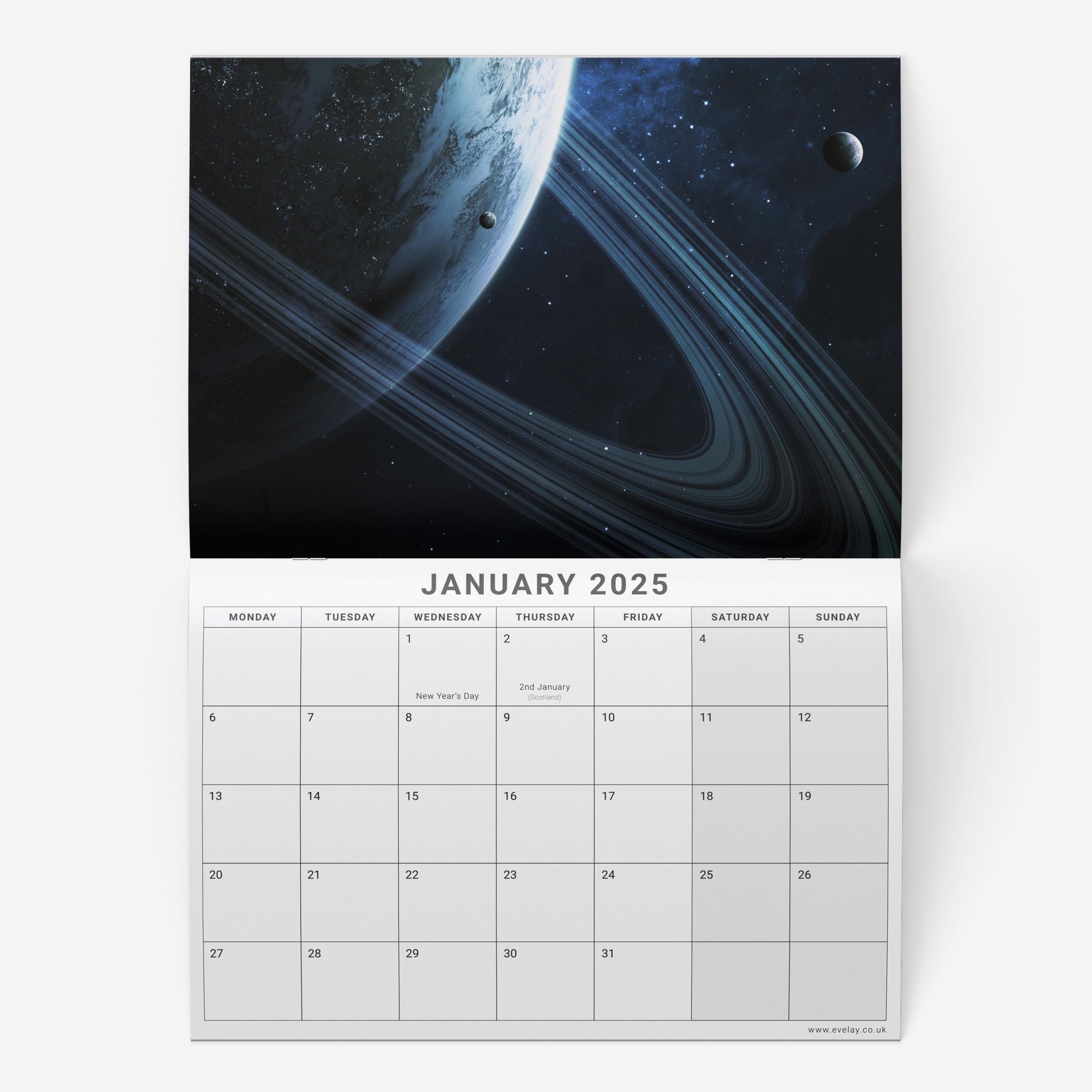 2025 Calendar Space Wall Monthly Planner Family Home Organiser 12 Months space design Etsy