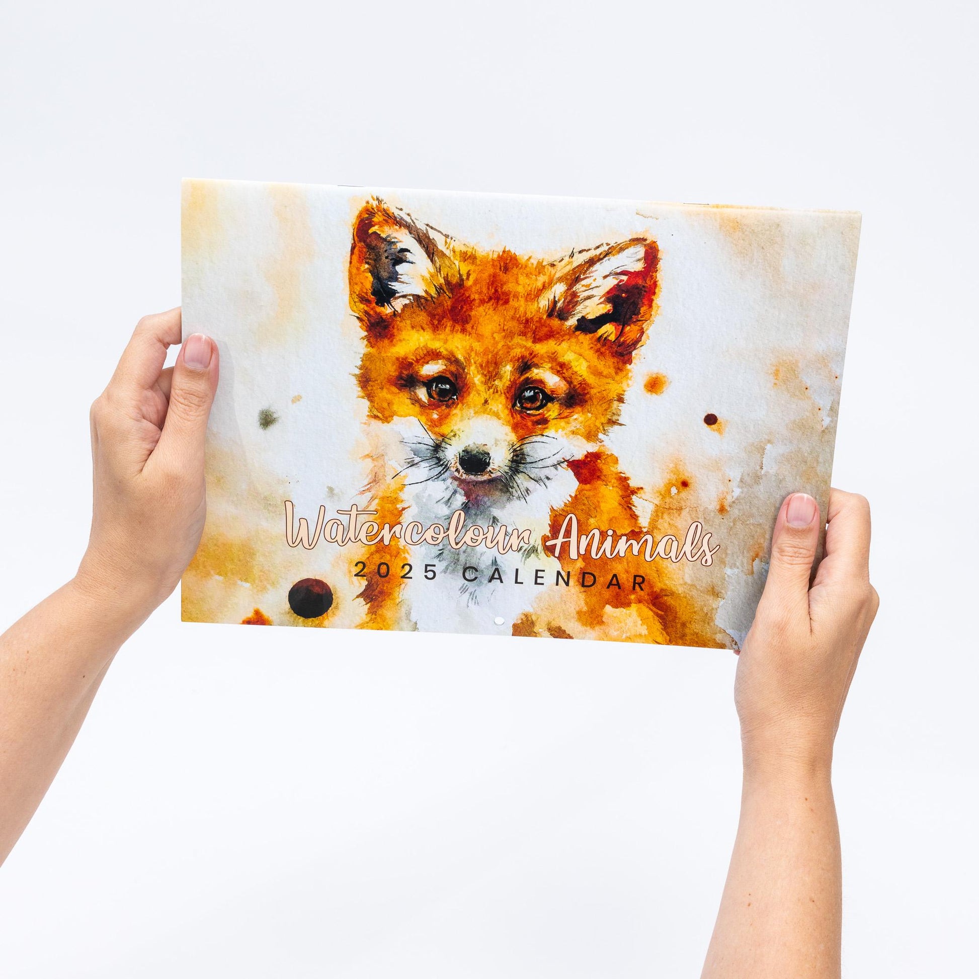 2025 Calendar Watercolour Animals Wall Monthly Planner Family Home Organiser Etsy