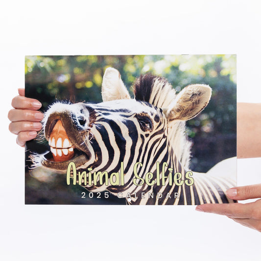 2025 Animal Selfies Calendar: Monthly Wall Planner Etsy