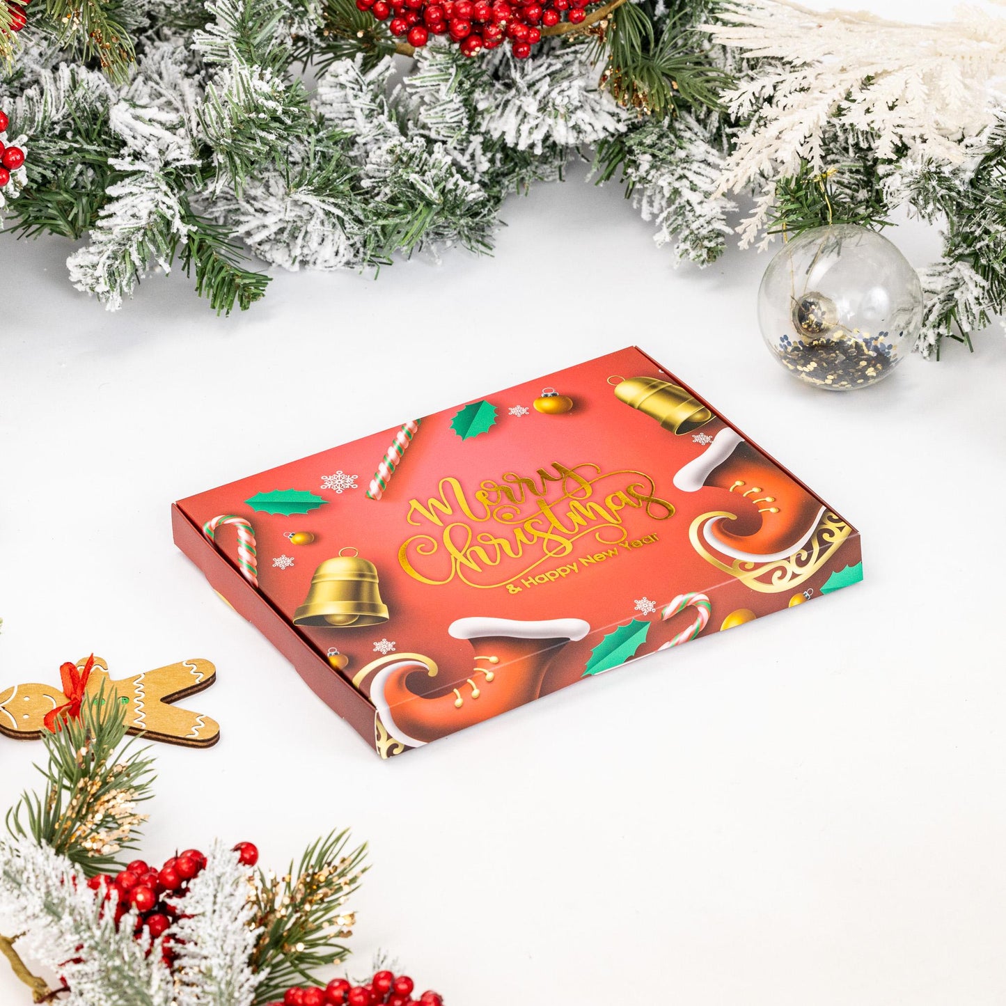 Lindt Lindor Milk White Chocolate Bars Hearts Hamper Gift Merry Christmas