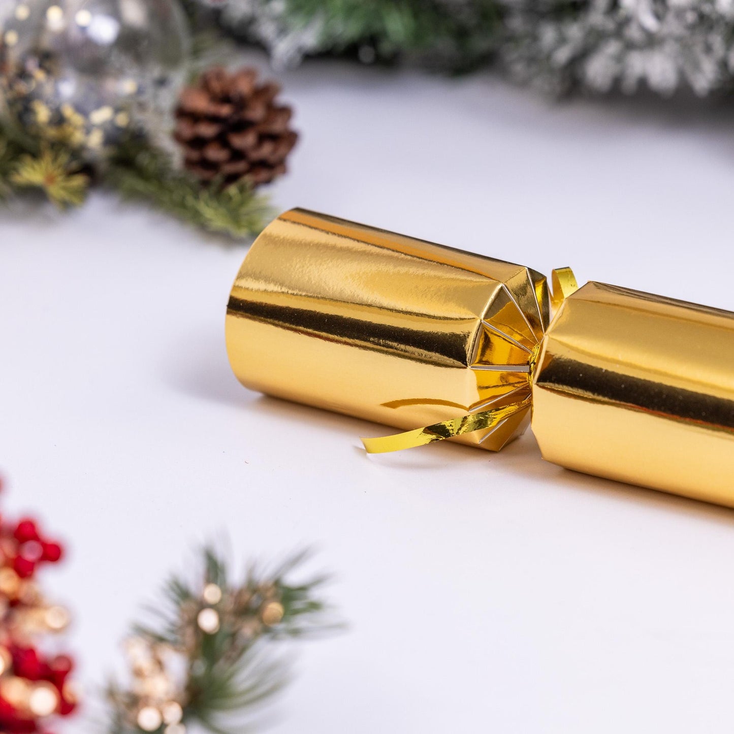 12 Make Your Own Christmas Cracker kit Crackers Hats Snaps gold foil Etsy