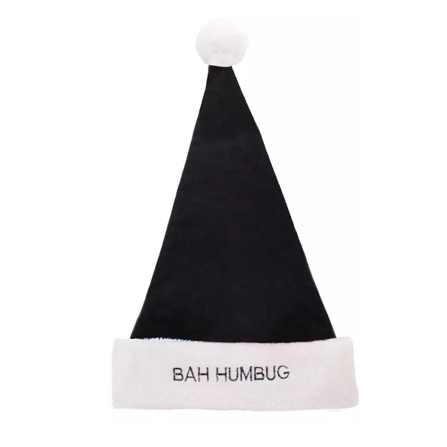 Father Christmas Santa Hat Party Deluxe Fancy Dress Bah Humbug Traditional Red Etsy