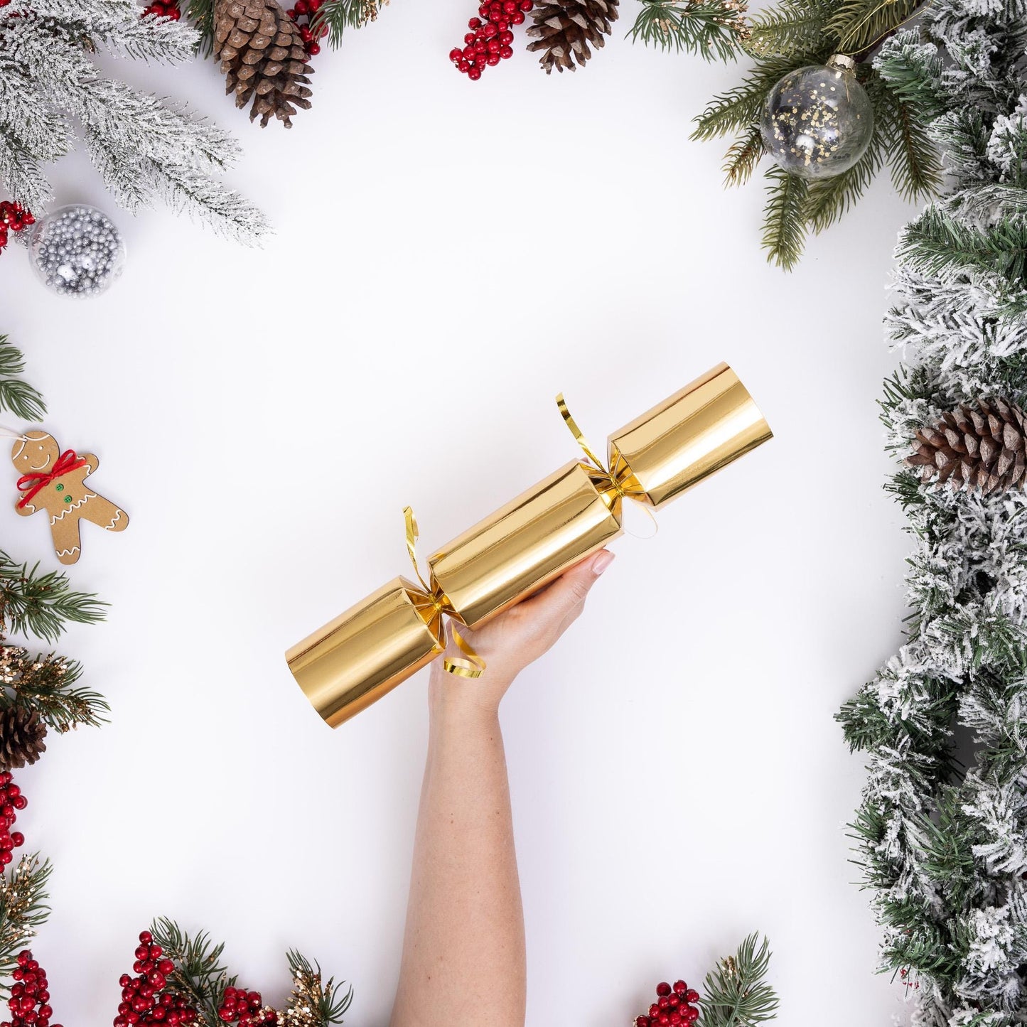 12 Make Your Own Christmas Cracker kit Crackers Hats Snaps gold foil Etsy