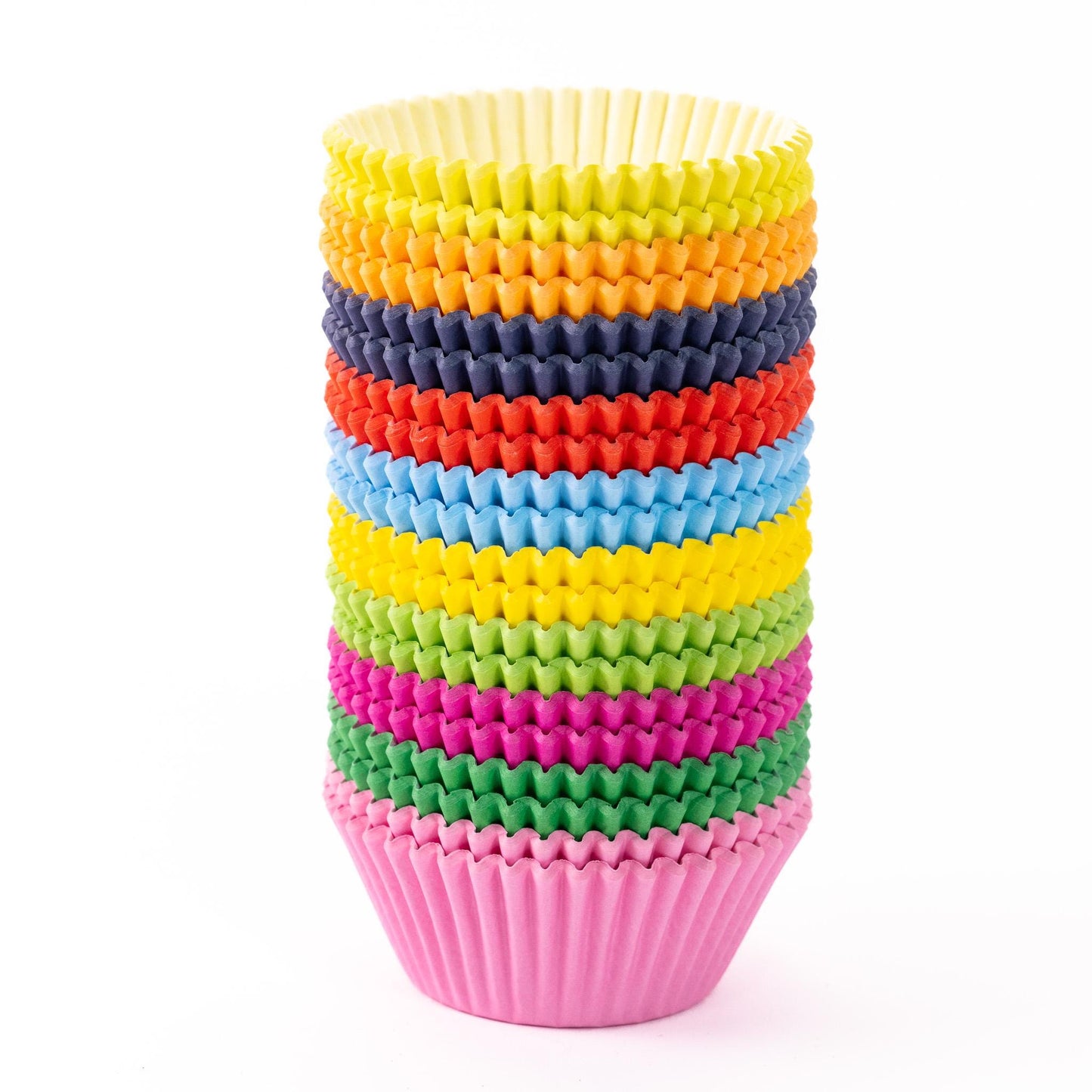 400 Mixed Colours Cupcake Cases Baking Muffin Cake Standard Size Bulk Pack