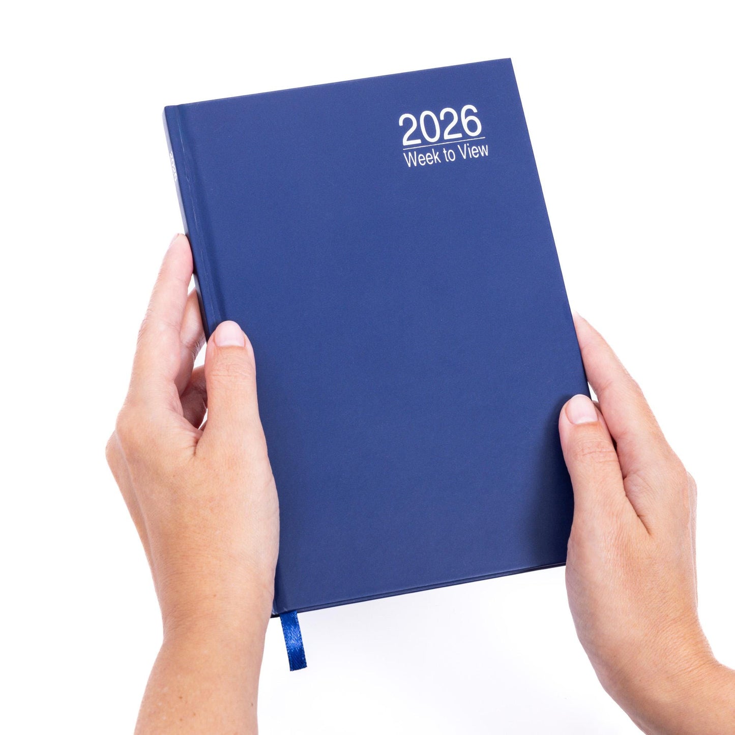 2026 A5 Week To View Diary Full Year Planner Organiser Hardback Cover With Times