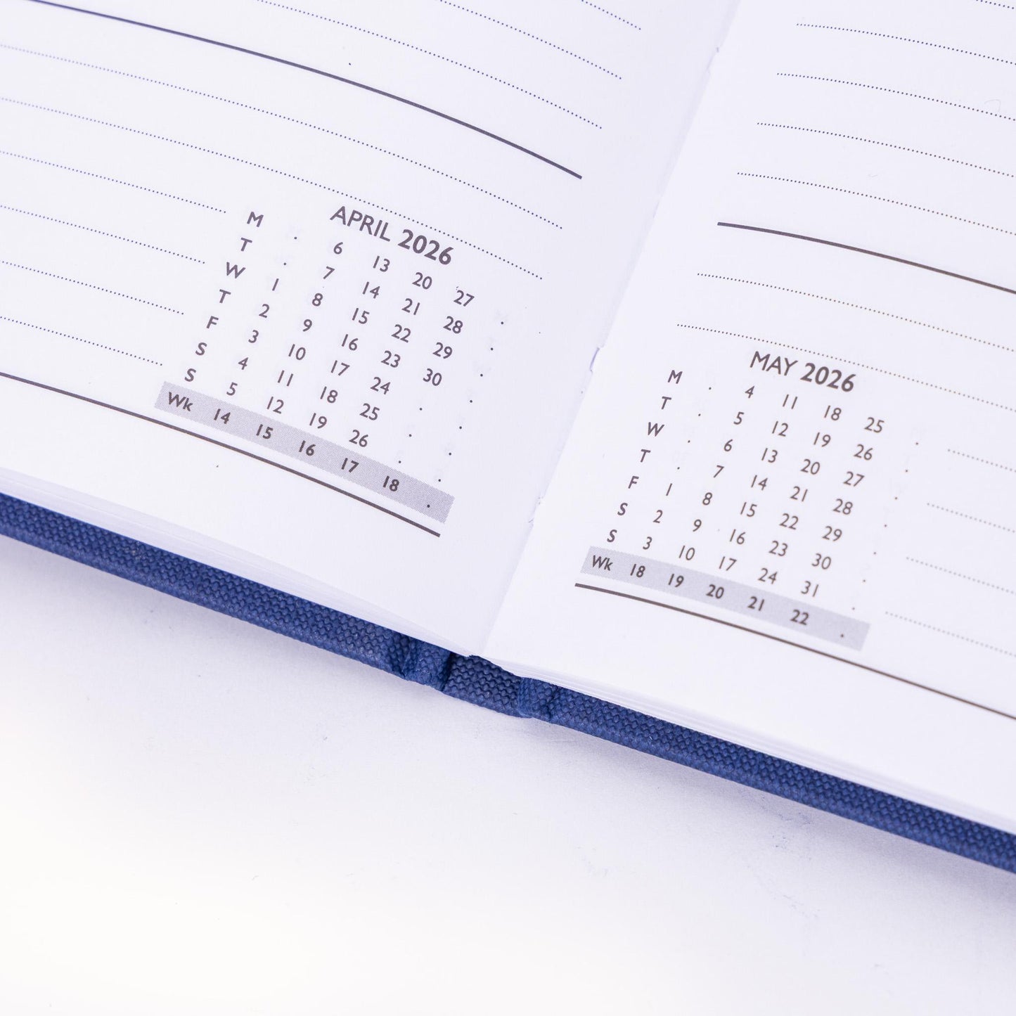 2025-2026 Academic A5 Week to view Diary School Office Year Hardback 18 Month