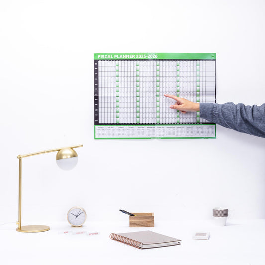 FISCAL 2025 - 2026 A1 Size Full Year Wall Planner Calendar Home Office Work A1 Etsy