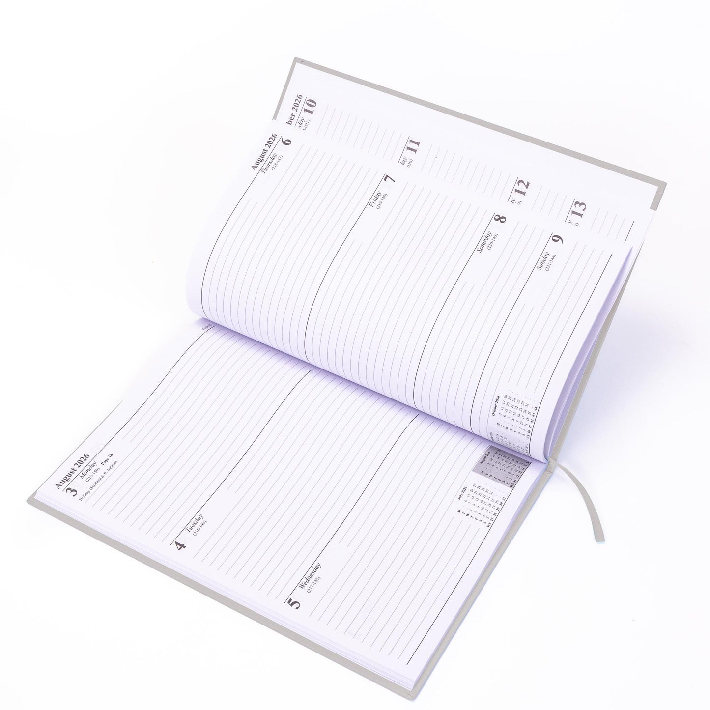 2026 Diary A5 Week To View Full Year Planner Desk Office Diaries Hardback