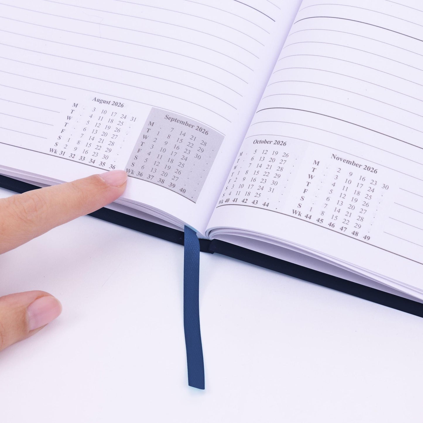 2026 Diary A5 Week To View Full Year Planner Desk Office Diaries Hardback