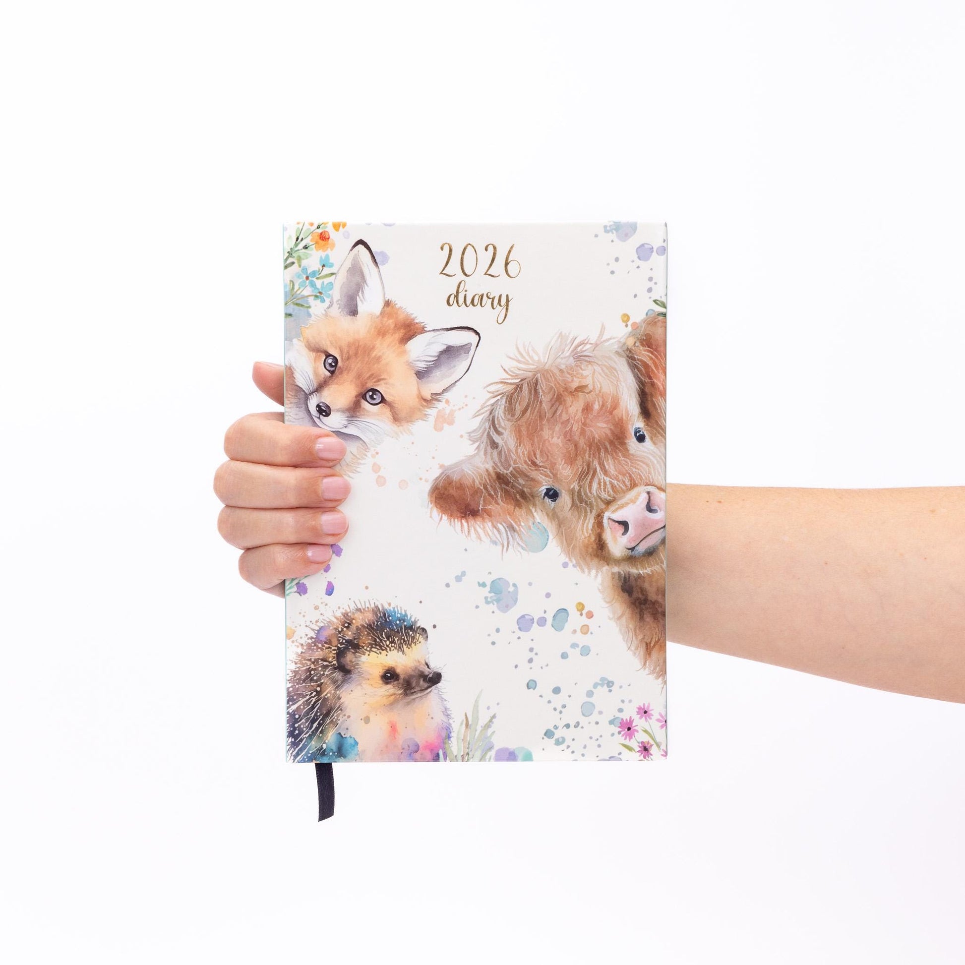 2026 Diary A5 Week to View 2026 Diaries Year Organiser Calendar Highland Cow Etsy