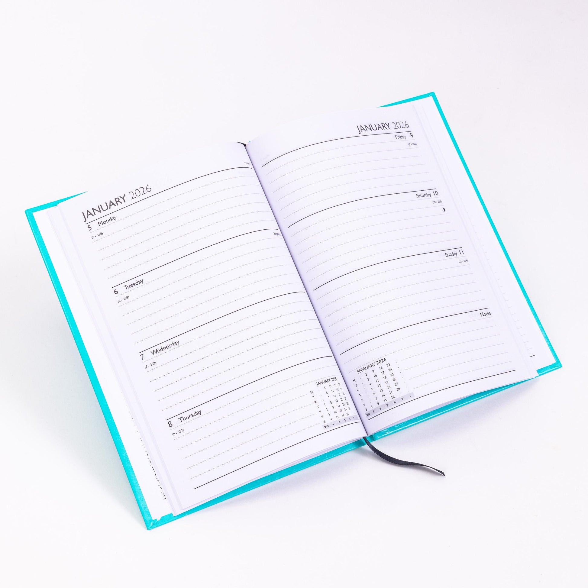 2026 Diary A5 Week to View 2026 Diaries Year Organiser Calendar Highland Cow Etsy