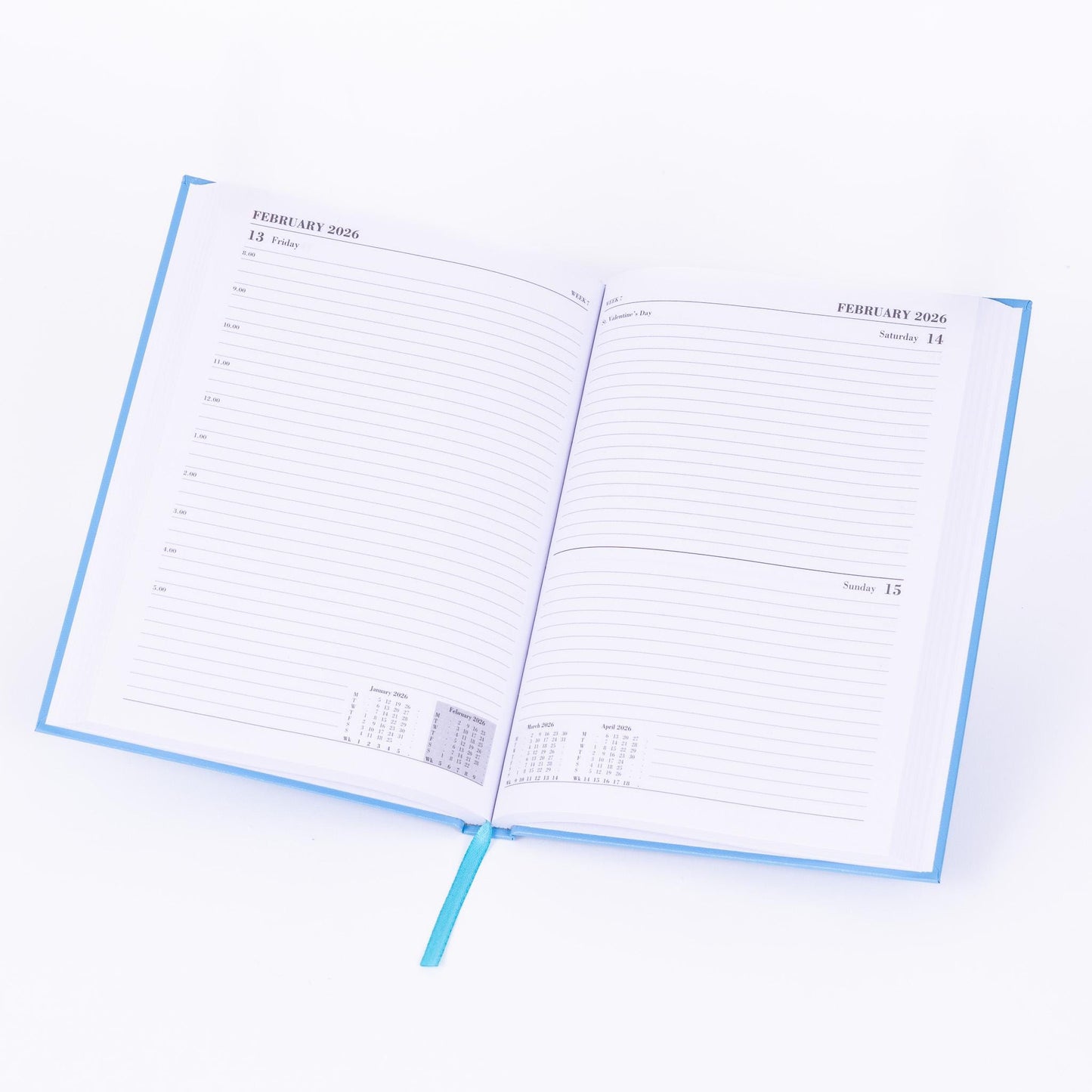 2025-2026 Academic Diary A5 Day to Page Week to view School Year Hardback