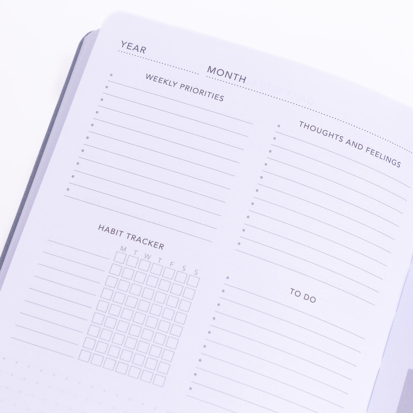 Gratitude Journal Notepad Daily Mindfulness A5 Hardback Notebook Quote Diary