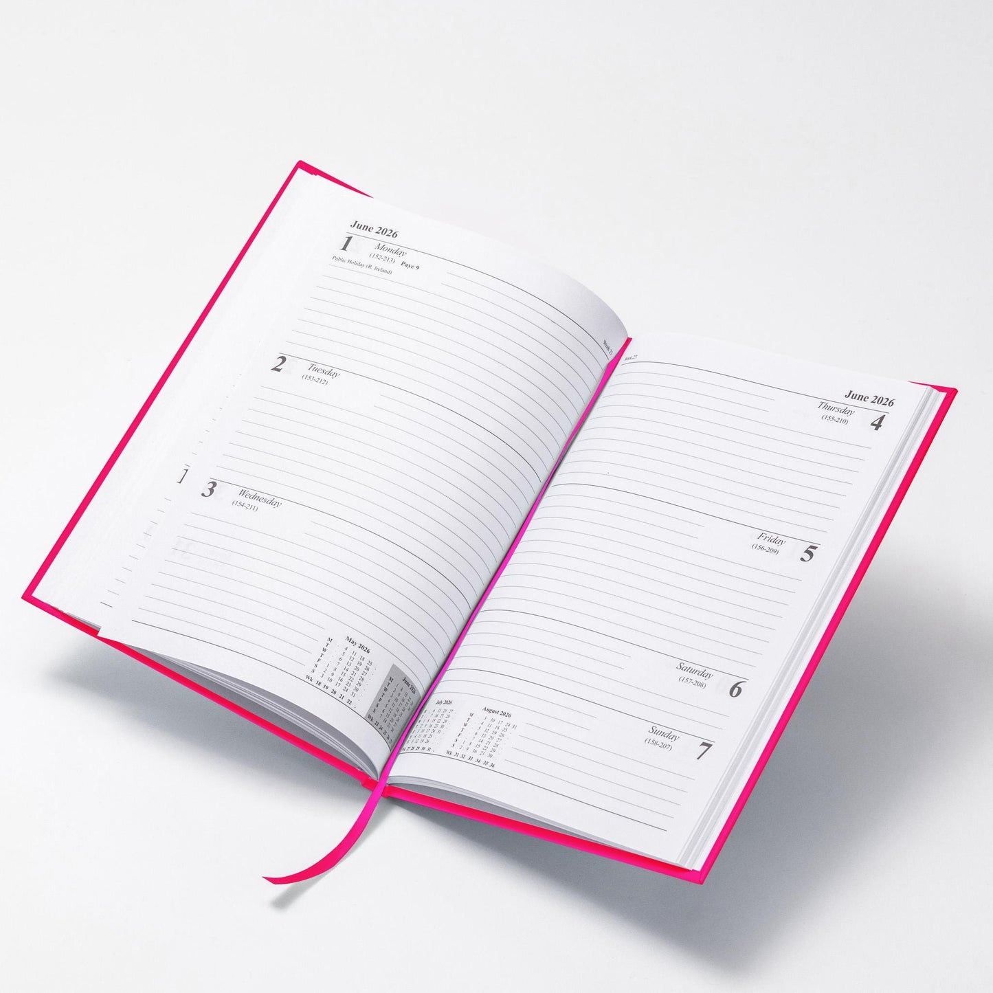 2026 Diary A5 Week To View Full Year Planner Desk Office Diaries Hardback