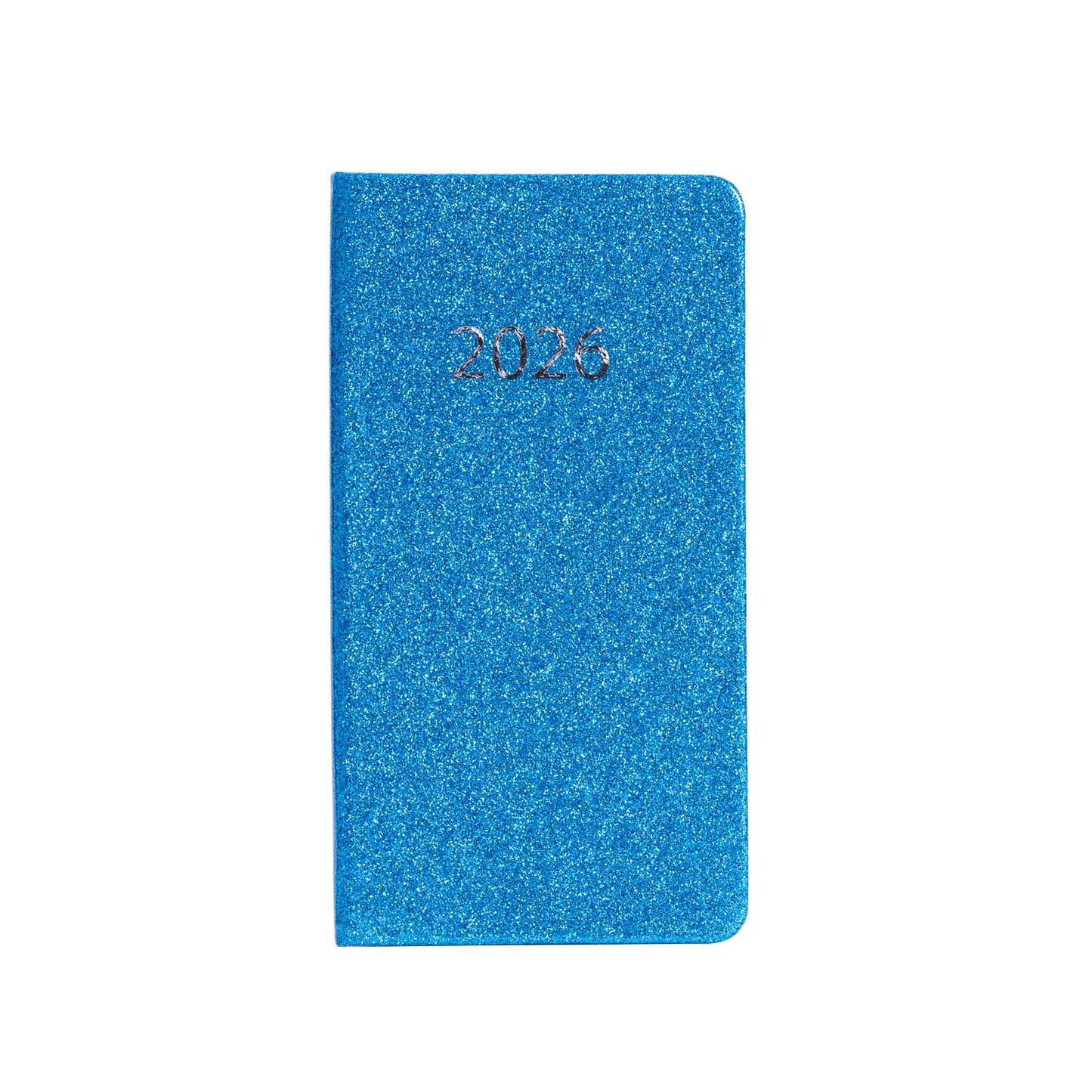 2026 Diary Slim Glitter Week to View Diaries Full Year Journal Planner Blue