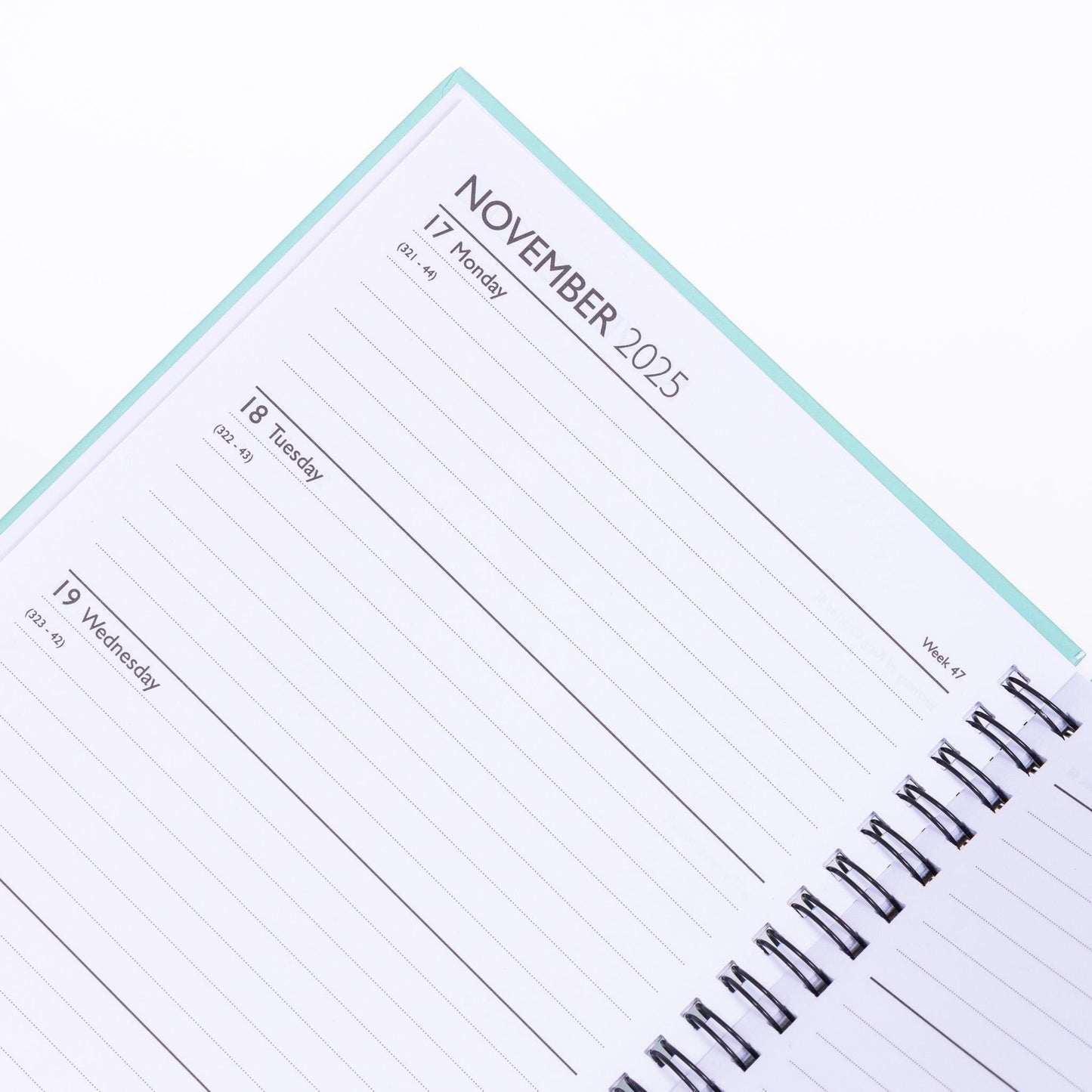 2025-2026 Academic A5 Page A Day Diary Spiral School Mid Year Teacher Softcover