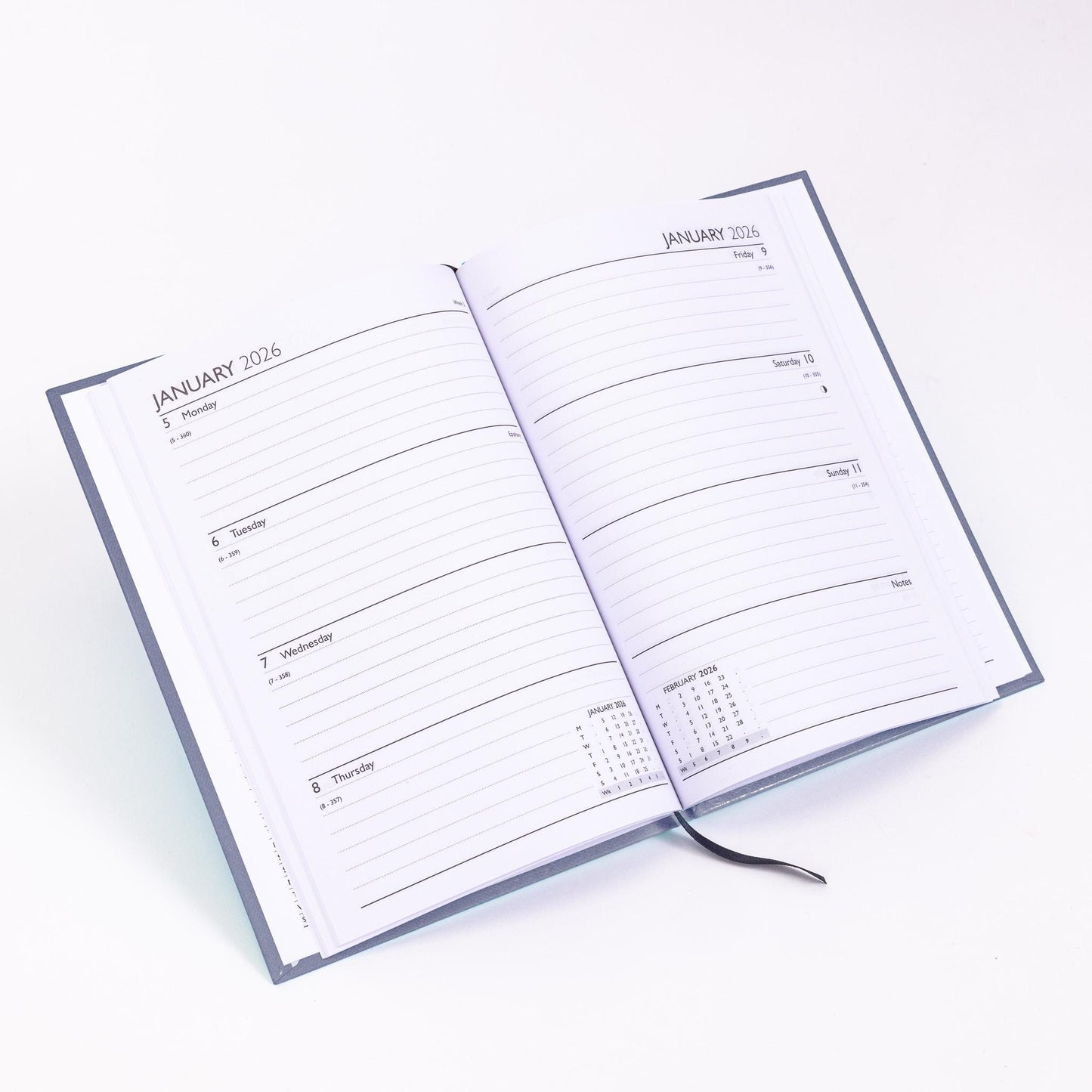 2026 Diary: A5, Slim, or Pocket Size - Week to View