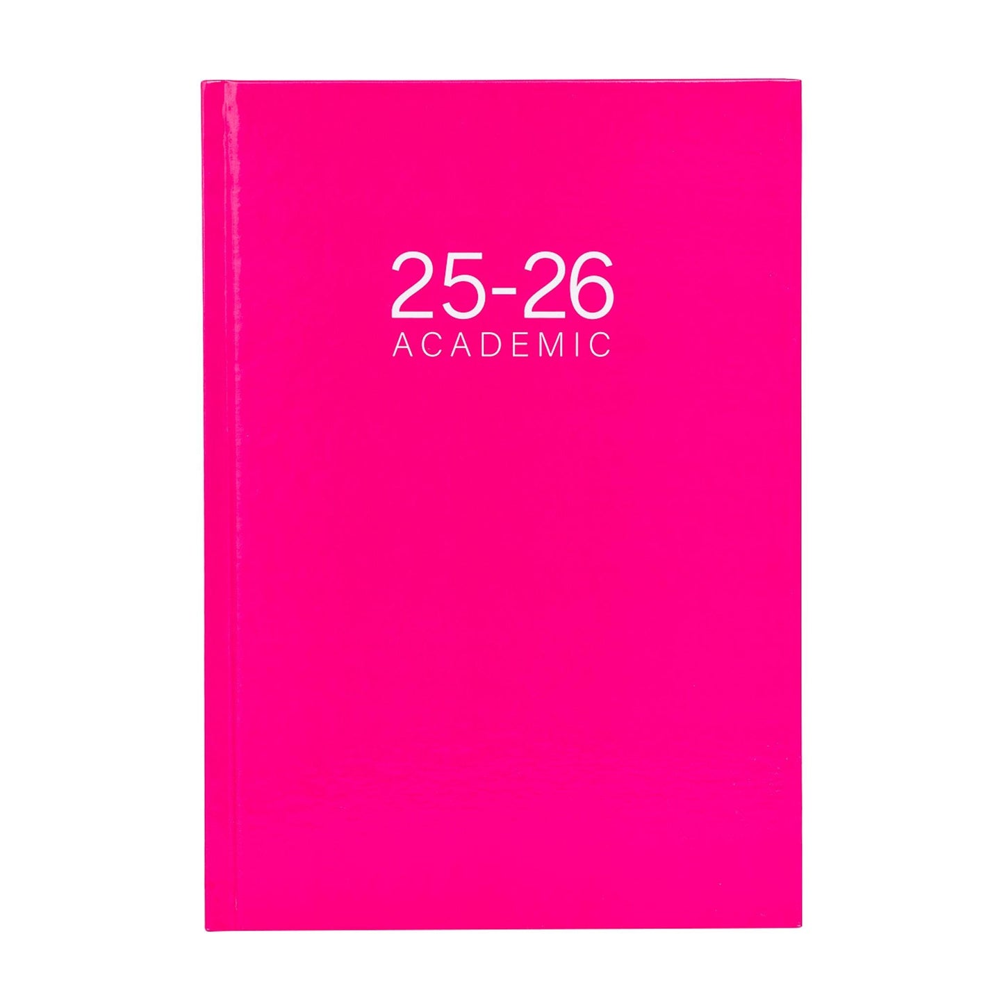 2025-2026 Academic A5 Week to view Diary School Office Year Hardback Cerise