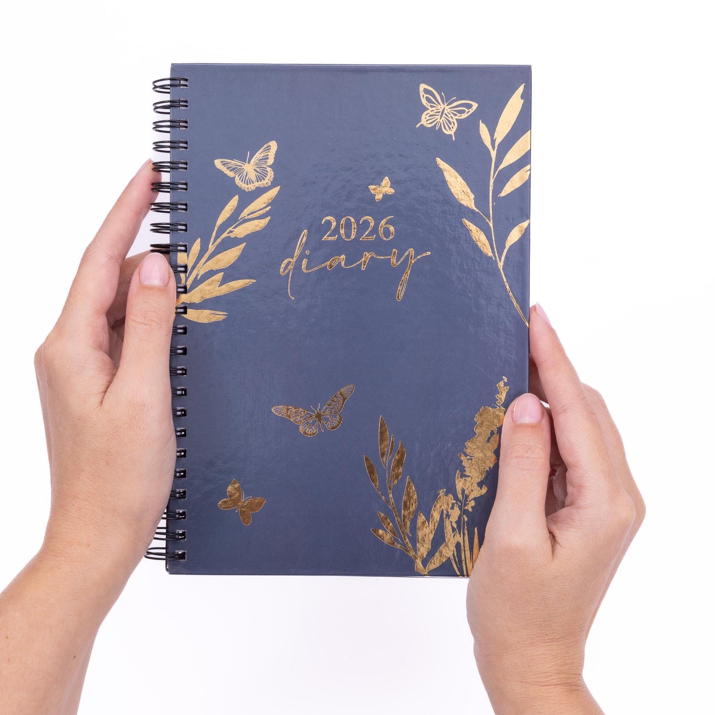 2026 A5 Week To View Diary Full Year Planner Desk Organiser Spiral Hardback Book
