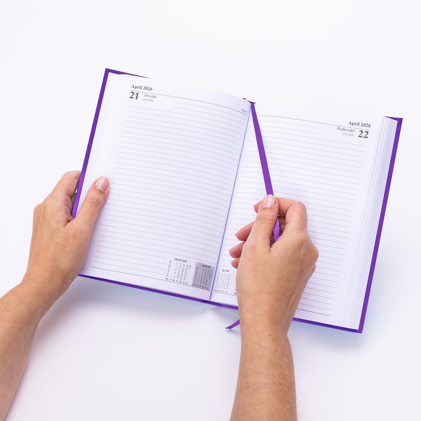 2026 A5 Hardback Diary: Day to Page Planner