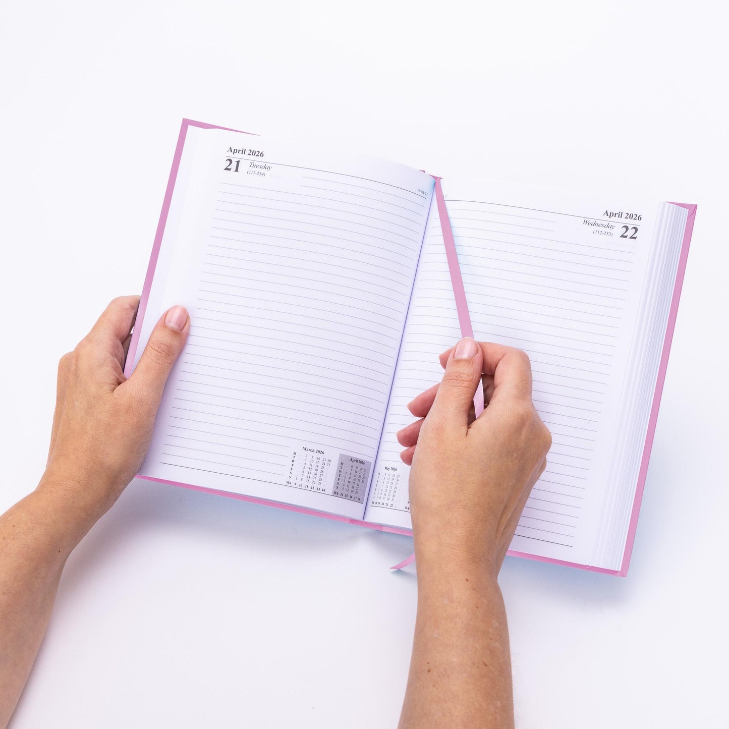 2026 A5 Hardback Diary: Day to Page Planner