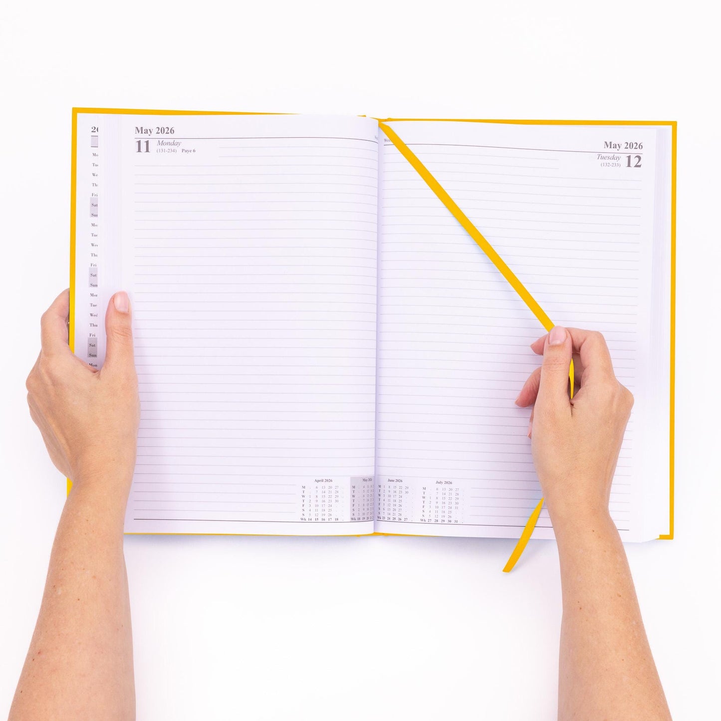 2026 Diary A4 page a day Full Year Planner Desk Office Calendar Hardback