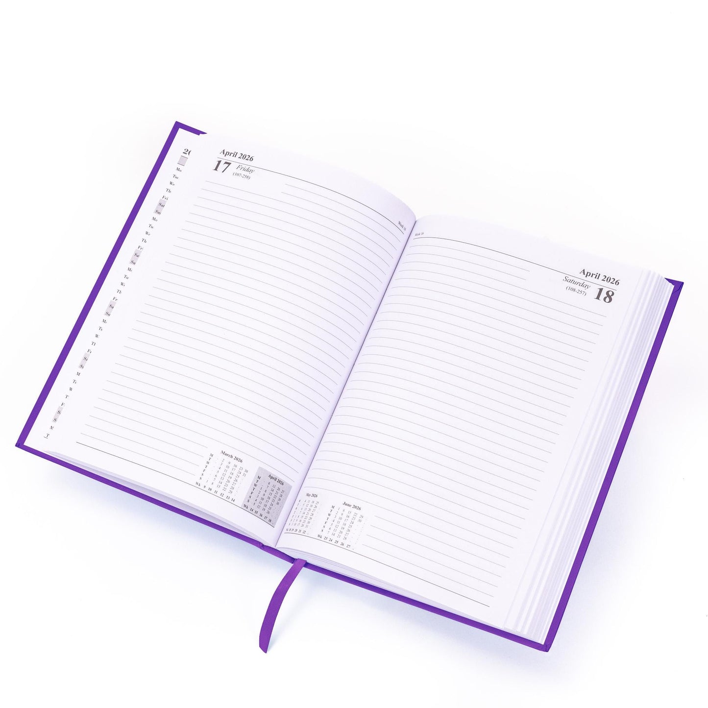 2026 Diary A4 page a day Full Year Planner Desk Office Calendar Hardback