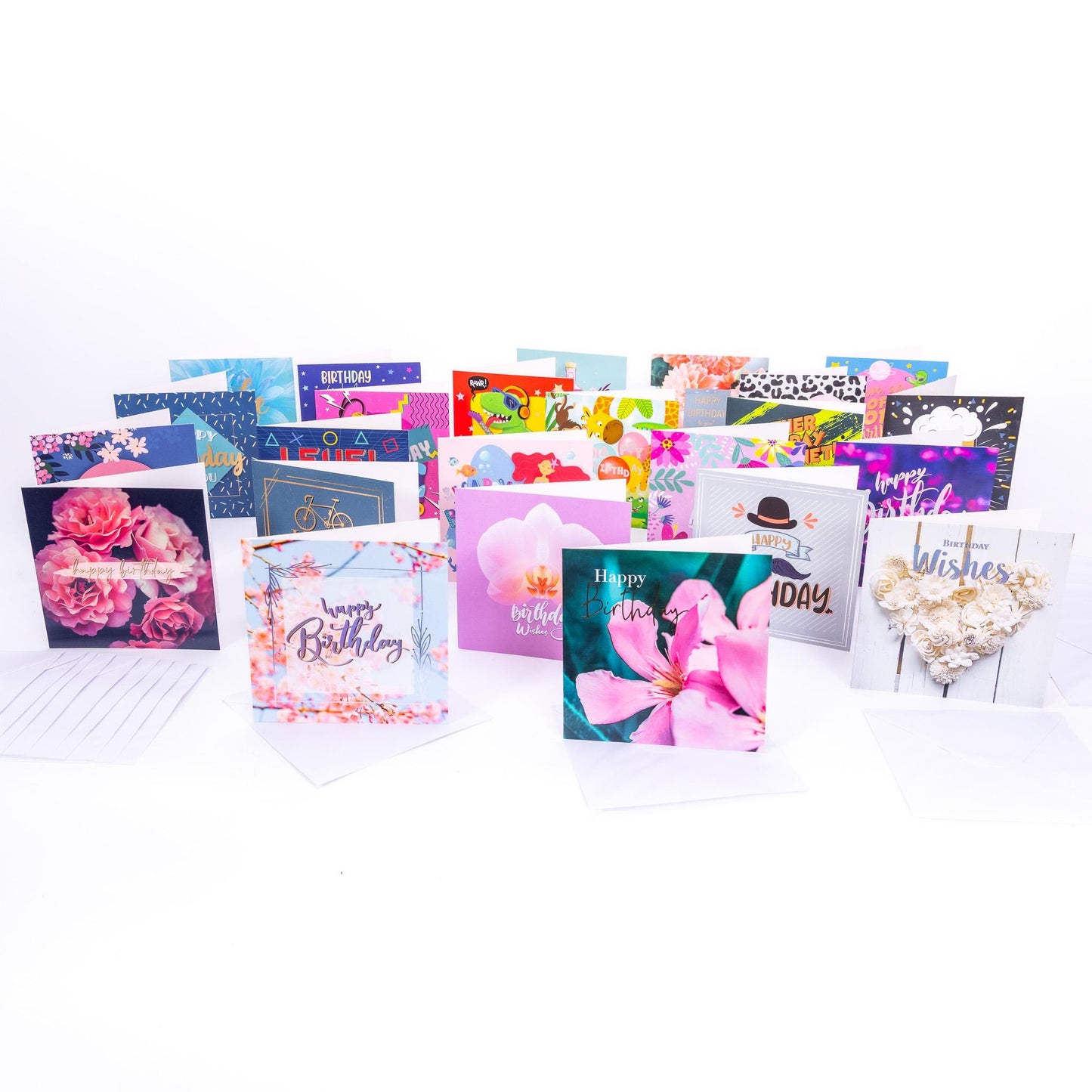 Mixed Birthday Cards: 24 Unique Designs