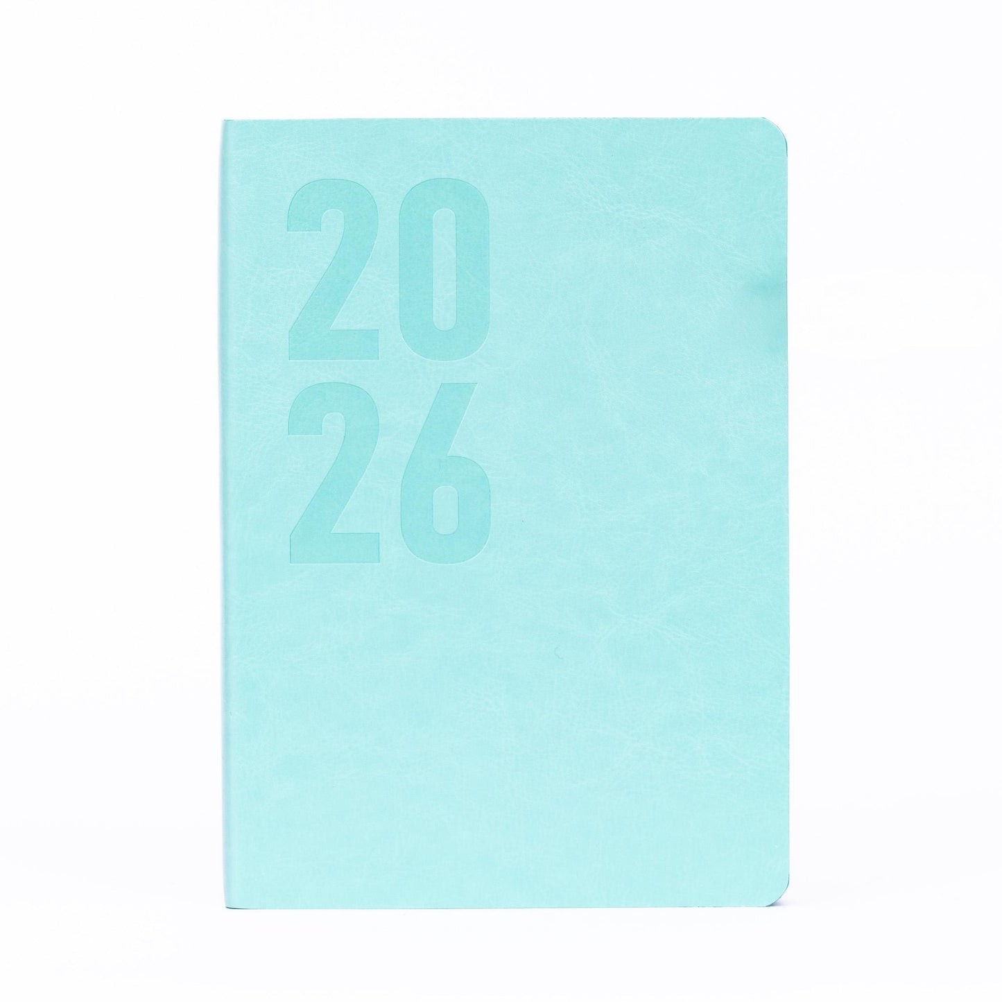 2026 A5 Daily Planner: Teal Softcover Diary with Printed Edges