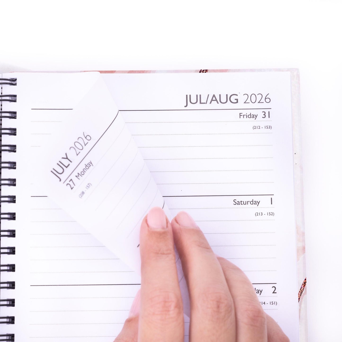 2026 A5 Week To View Diary Full Year Planner Desk Organiser Spiral Hardback Book