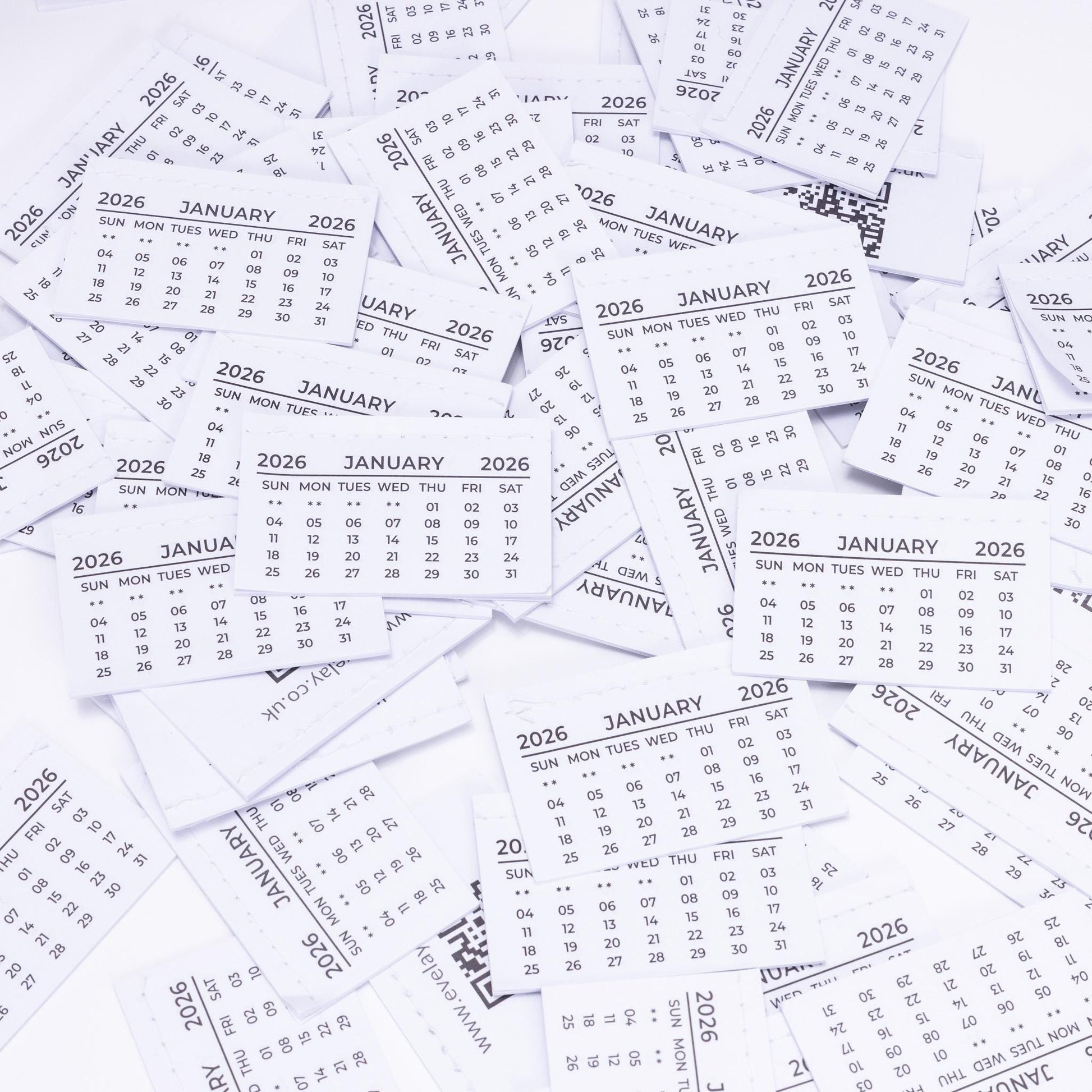 2025 Mini Calendar Tabs: Tear-Off Month View (75mm x 46mm) Etsy