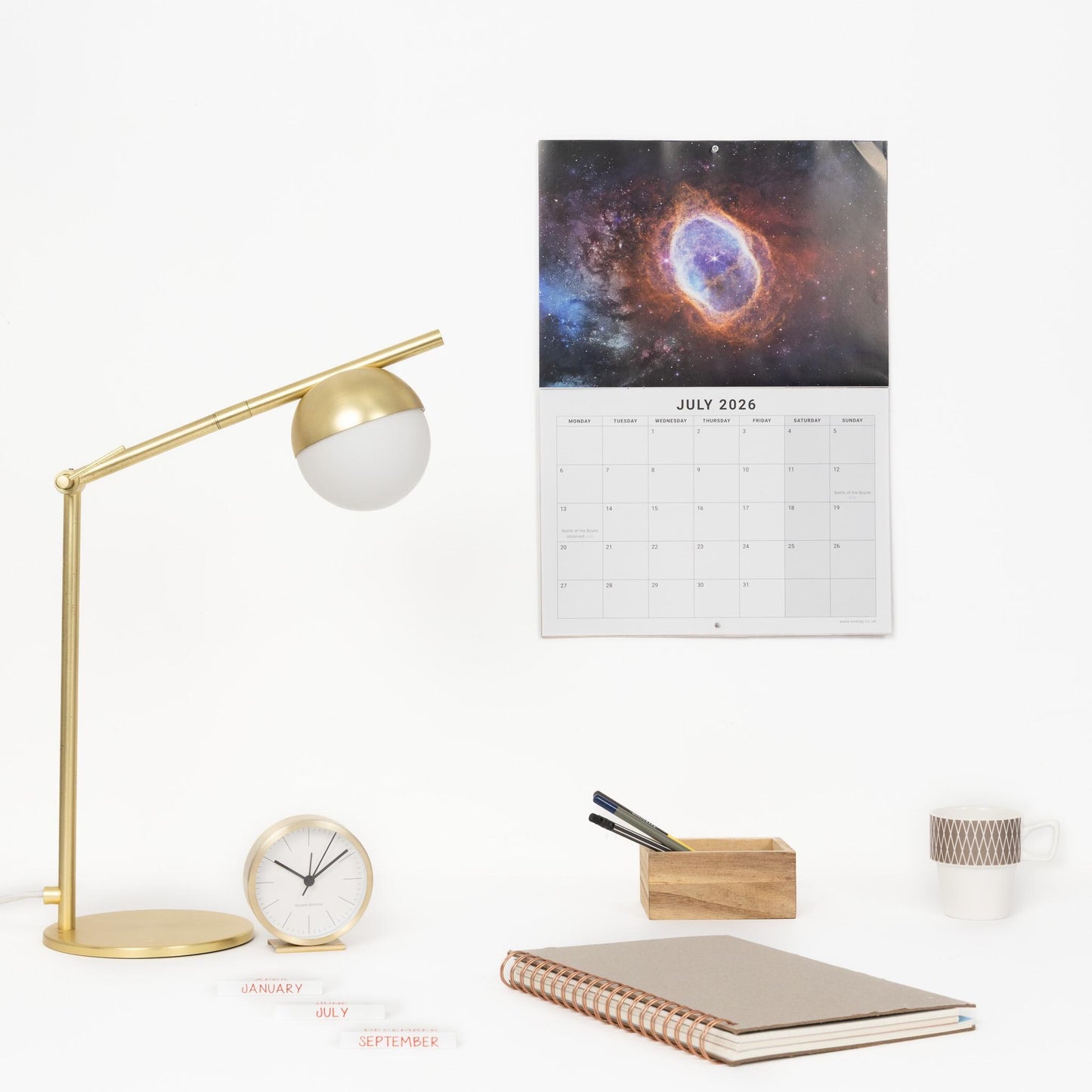 2026 Space Planets Calendar Wall Monthly Planner Family Home Organiser
