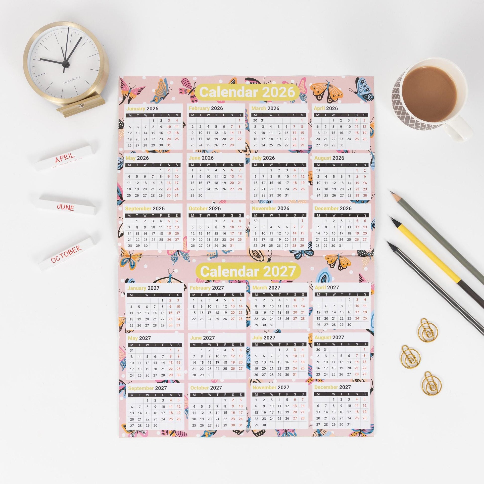 2026 A3 Month to View Family Home Planner 5 Column Wall All Family Organiser Etsy