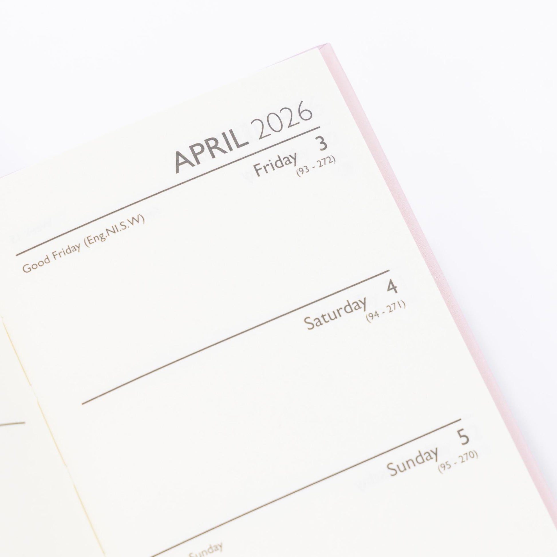 2026 Diary & Pen Slim Size Week to View Diaries Full Year Planner Gift Set Boxed cow Etsy