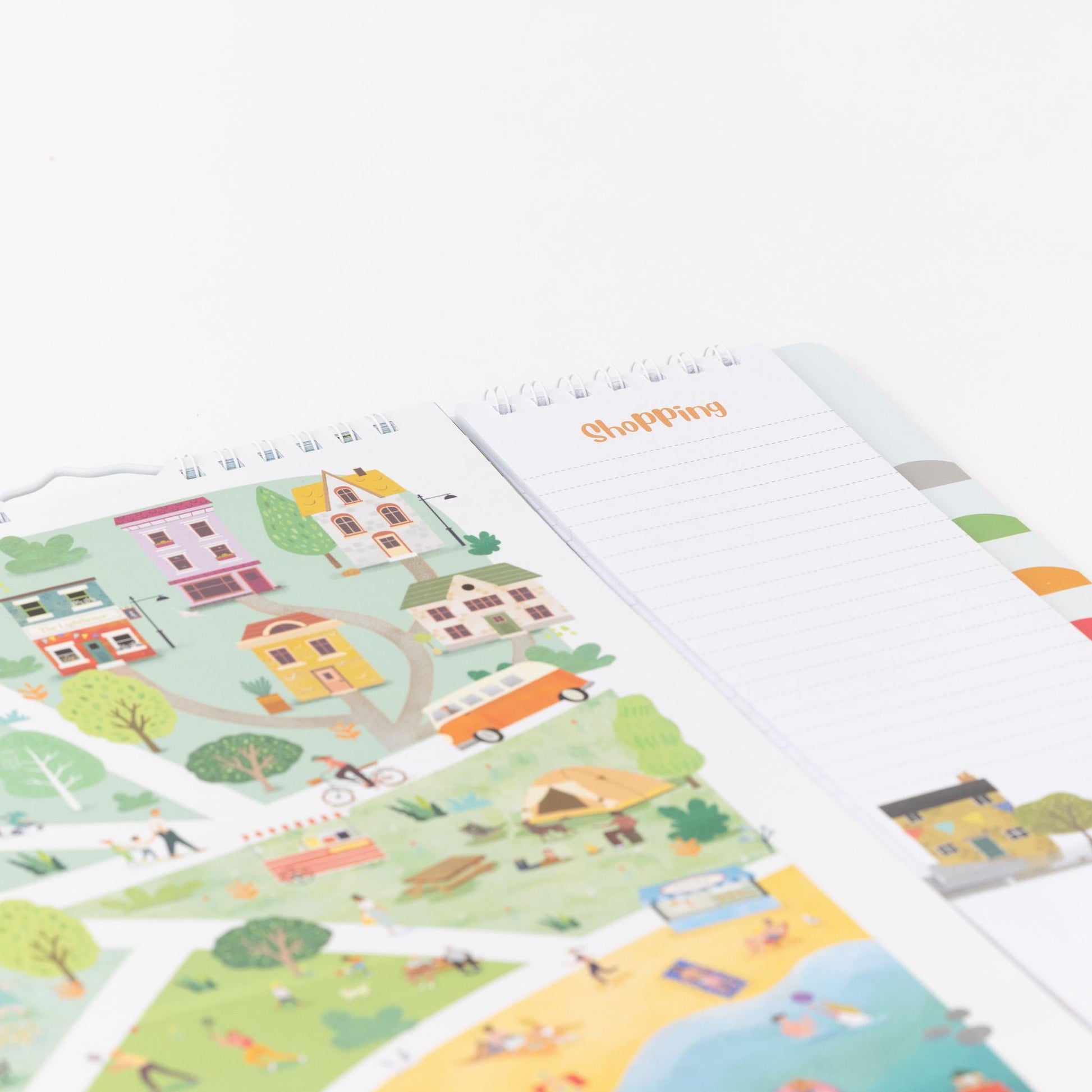 2026 Family Planner 5 Column Calendar Wall Organiser Shopping List & Notepad Etsy