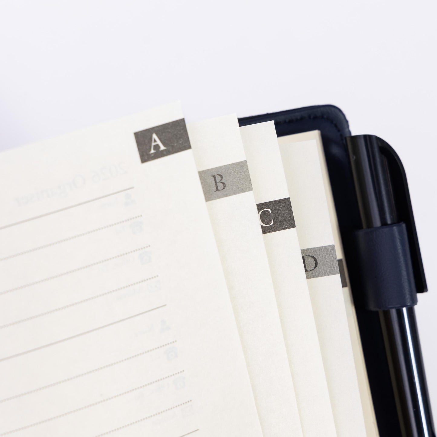 2026 A5 & A6 Week to View Diary Organiser with Pen A-Z Address Index Book