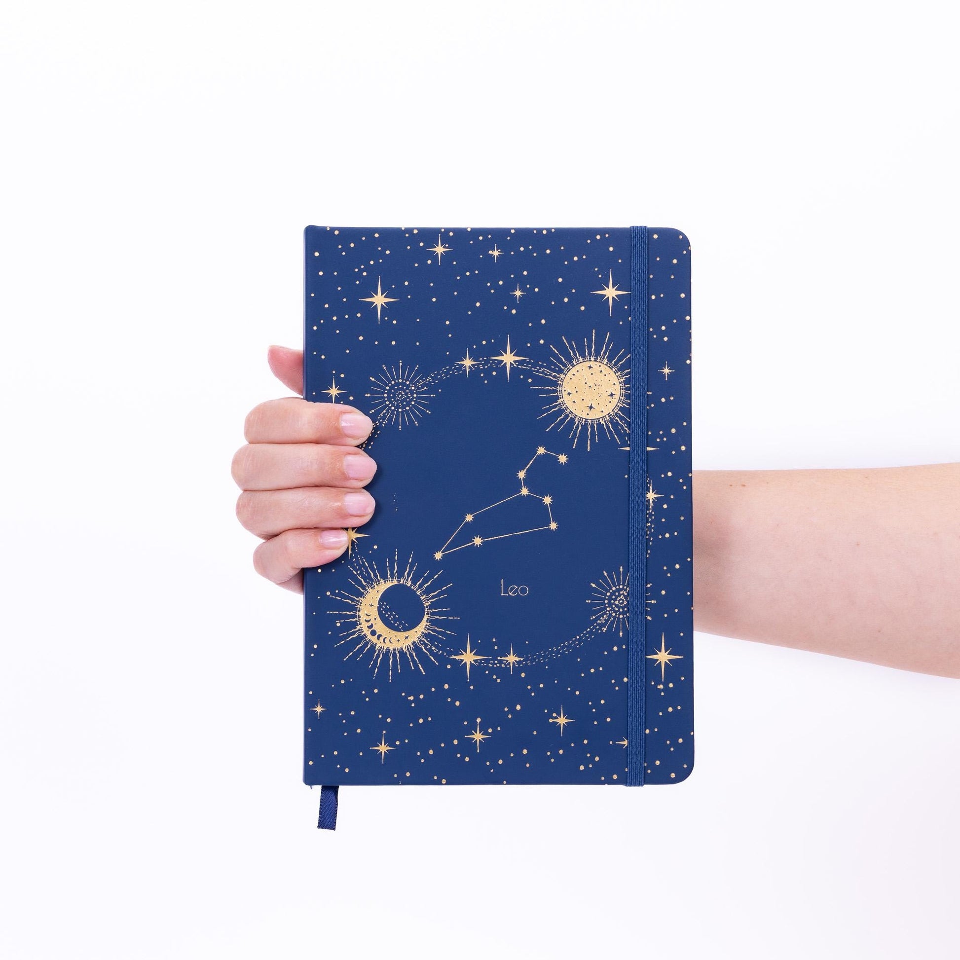 Leo Zodiac Notebook: A5 Gold Foil Journal - Faux Leather Hardback Etsy