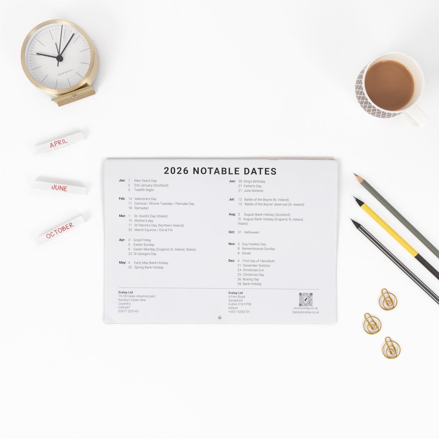 2026 Kittens Wall Calendar: Monthly Planner with Note Space