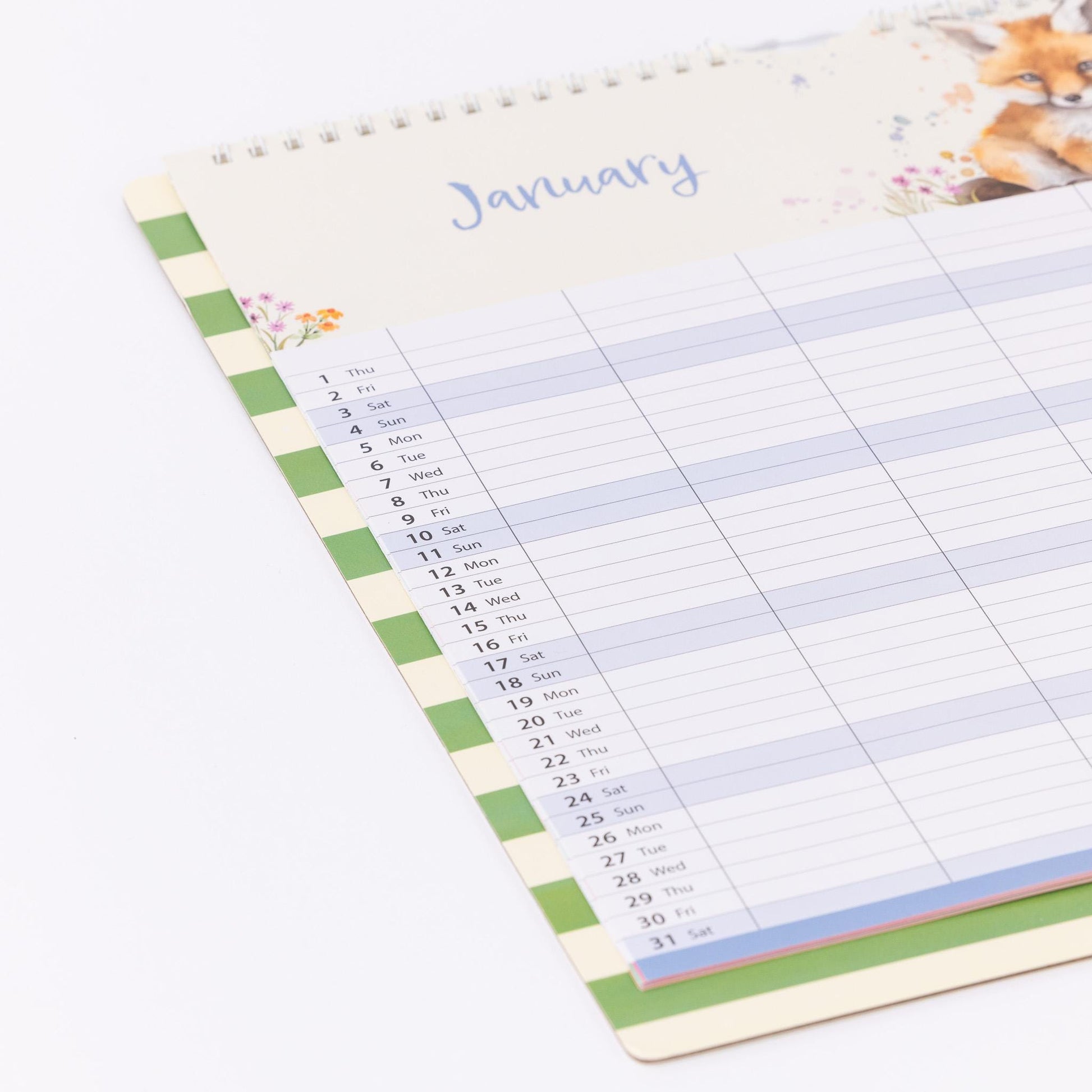 2026 Family Planner 5 Column Calendar Wall Organiser Shopping List & Notepad Etsy