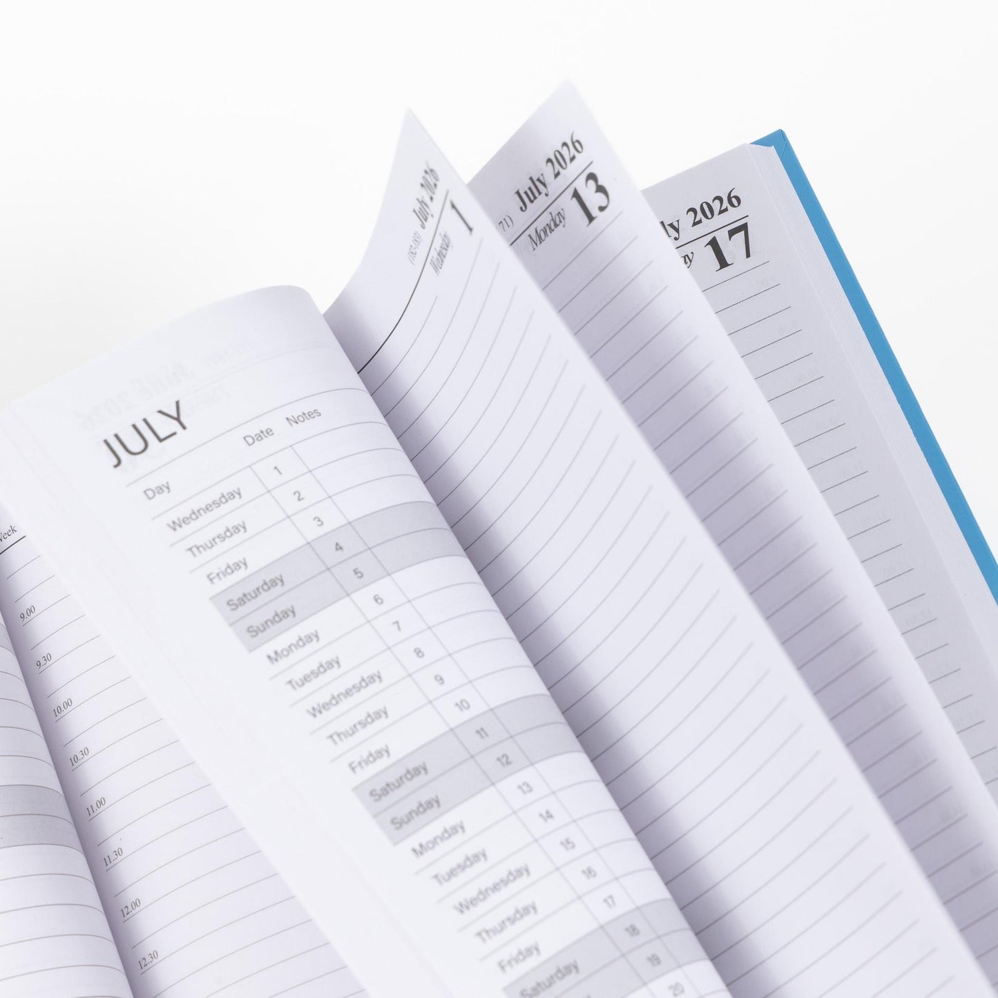 2026 Appointment Diary A4 Day to Page Year Planner Full Page Saturday & Sunday
