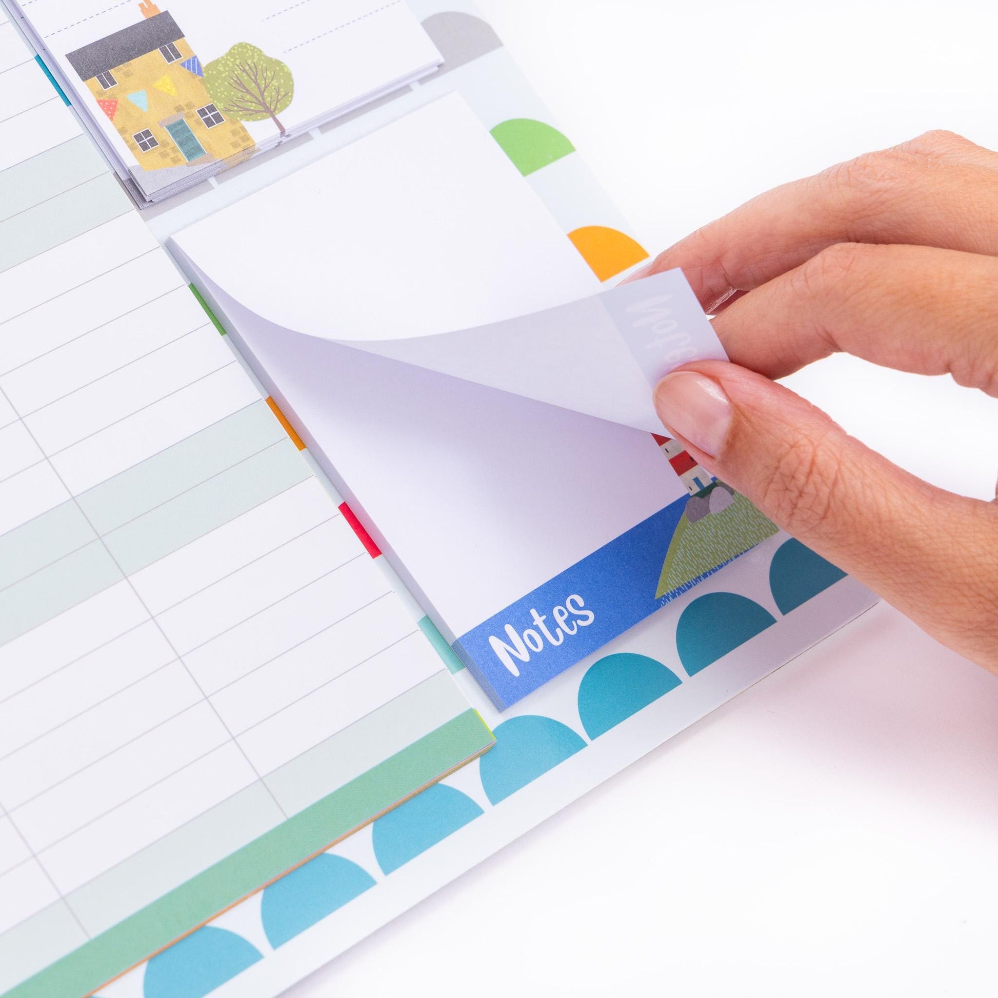 2026 Family Planner 5 Column Calendar Wall Organiser Shopping List & Notepad Etsy