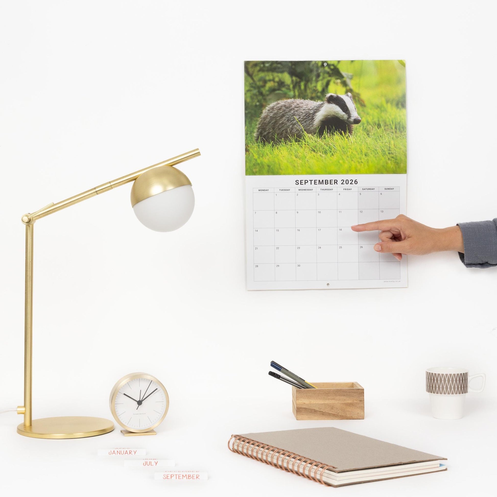 2026 British Wildlife Calendar Wall Monthly Planner Family Home Organiser Etsy