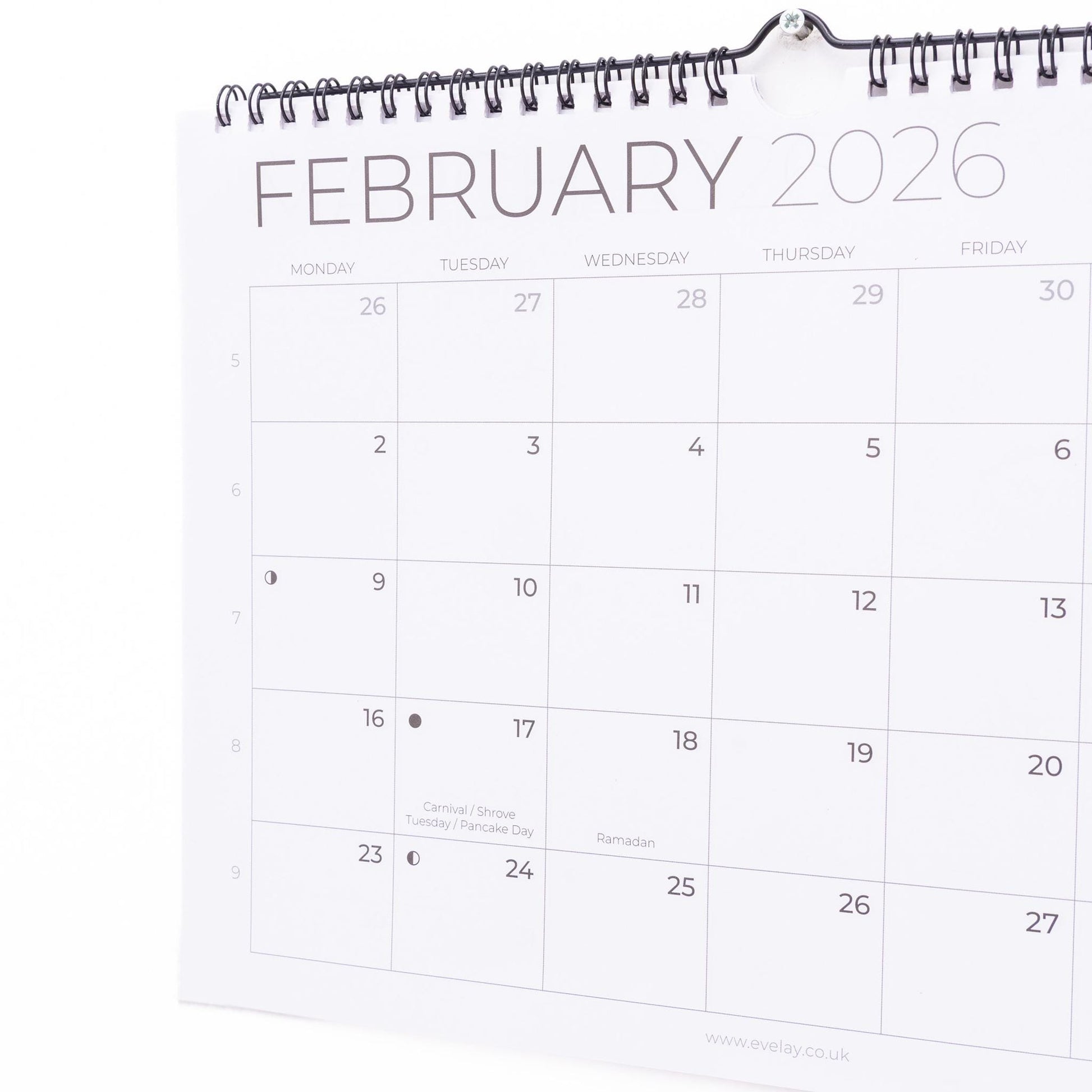 2026 Calendar A4 Landscape Month To View Wall Planner Family Office Organiser Etsy